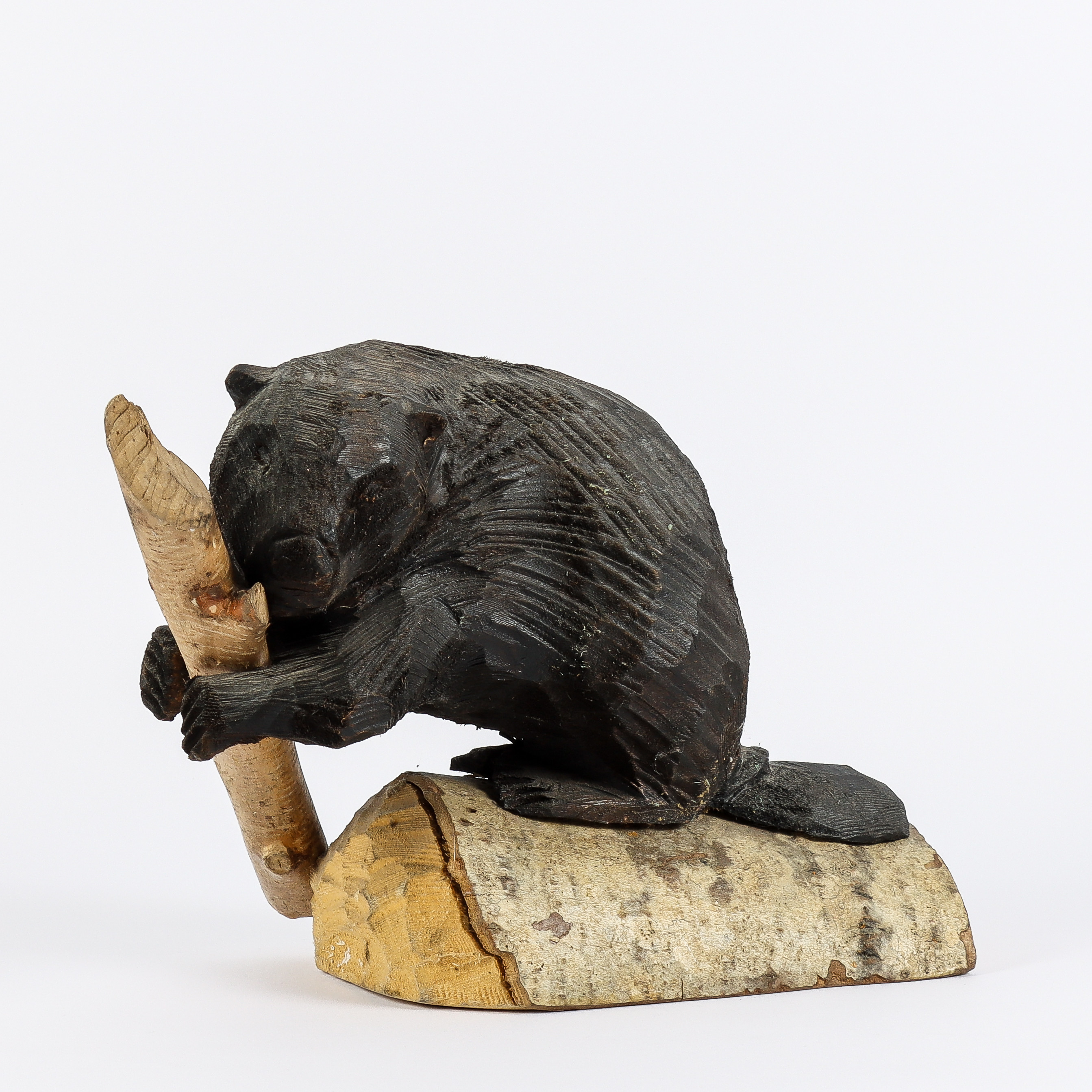 URPO GRANATH skulptur trä, Bäver.