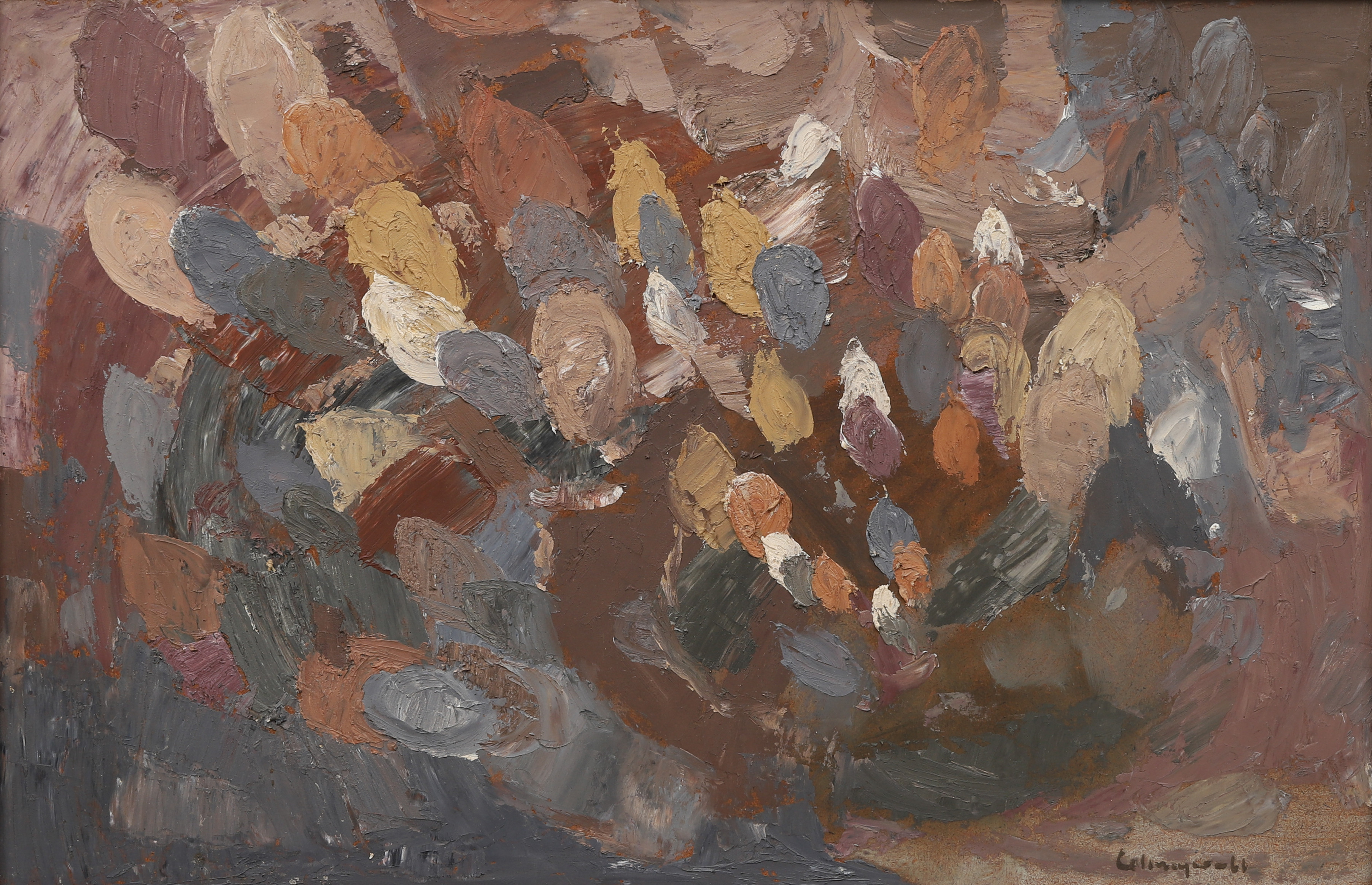 GÖSTA CALMEYER. Stilleben, signerad och daterad -66.