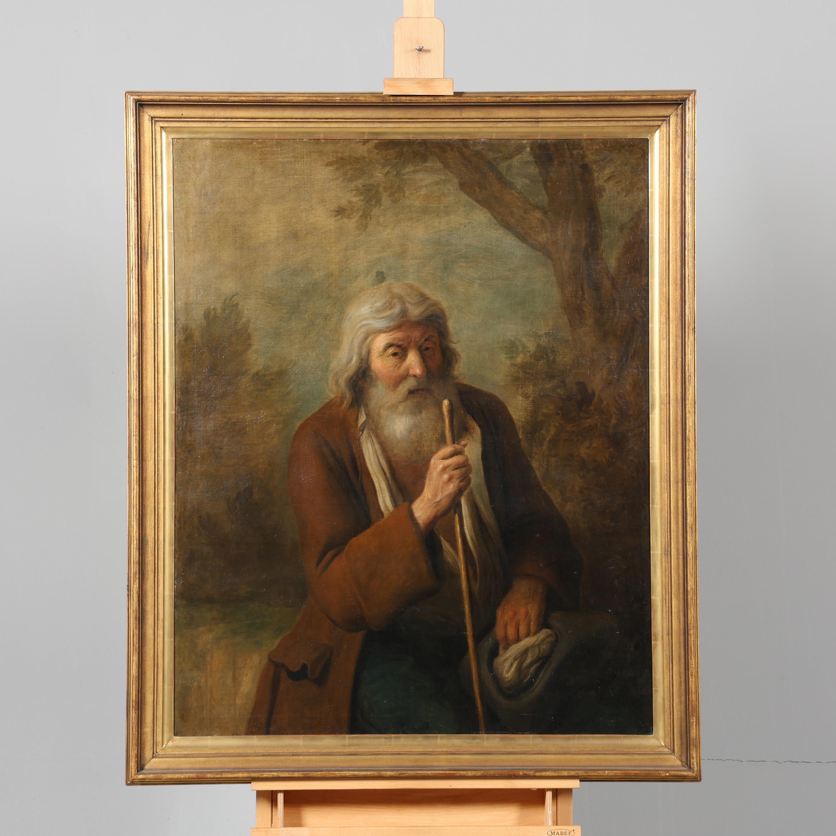 OKÄND KONSTNÄR. OLJA PÅ DUK, porträtt, 17/1800-tal.