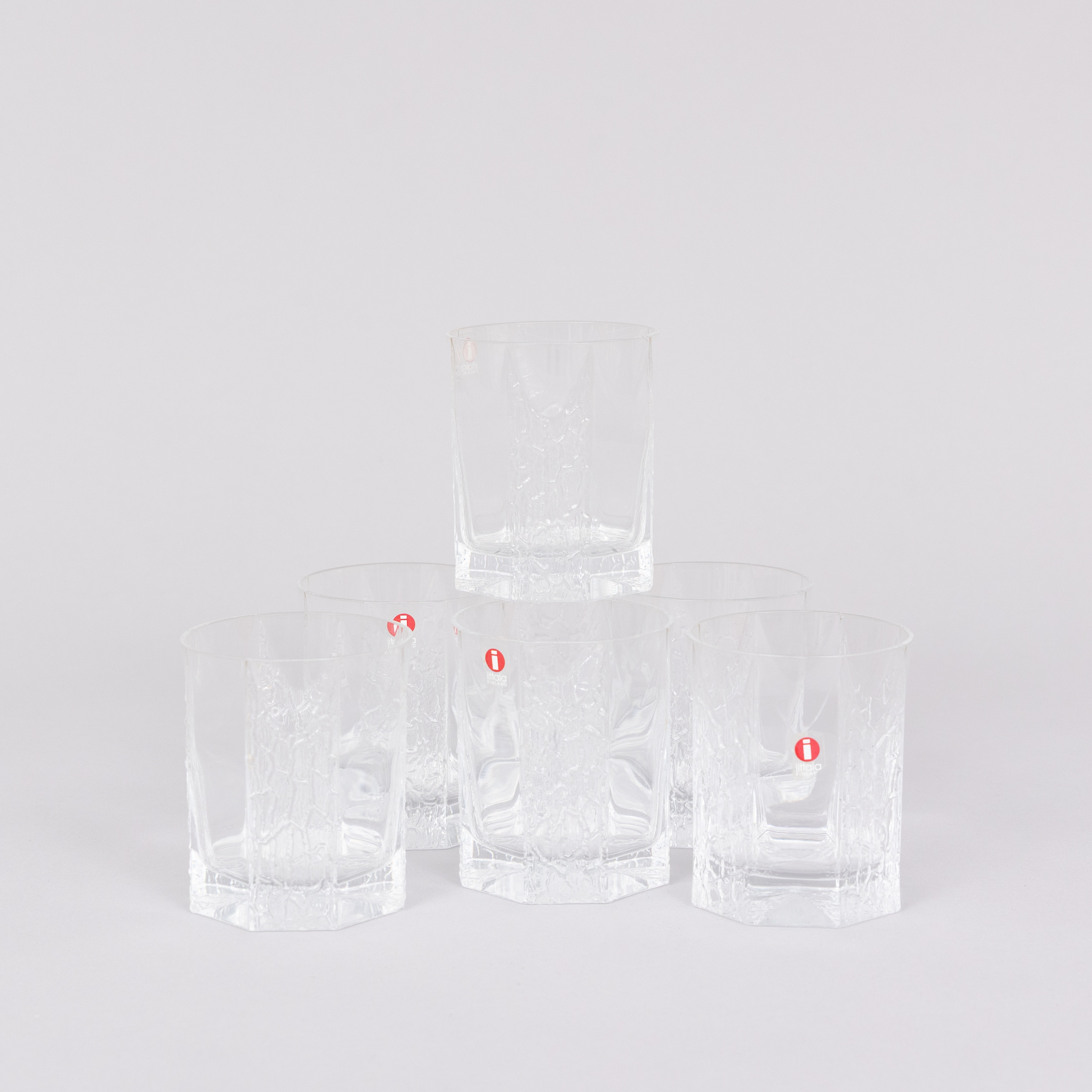 TIMO SARPANEVA. Whiskeyglas "Kalinka", 7 st, Iitala.