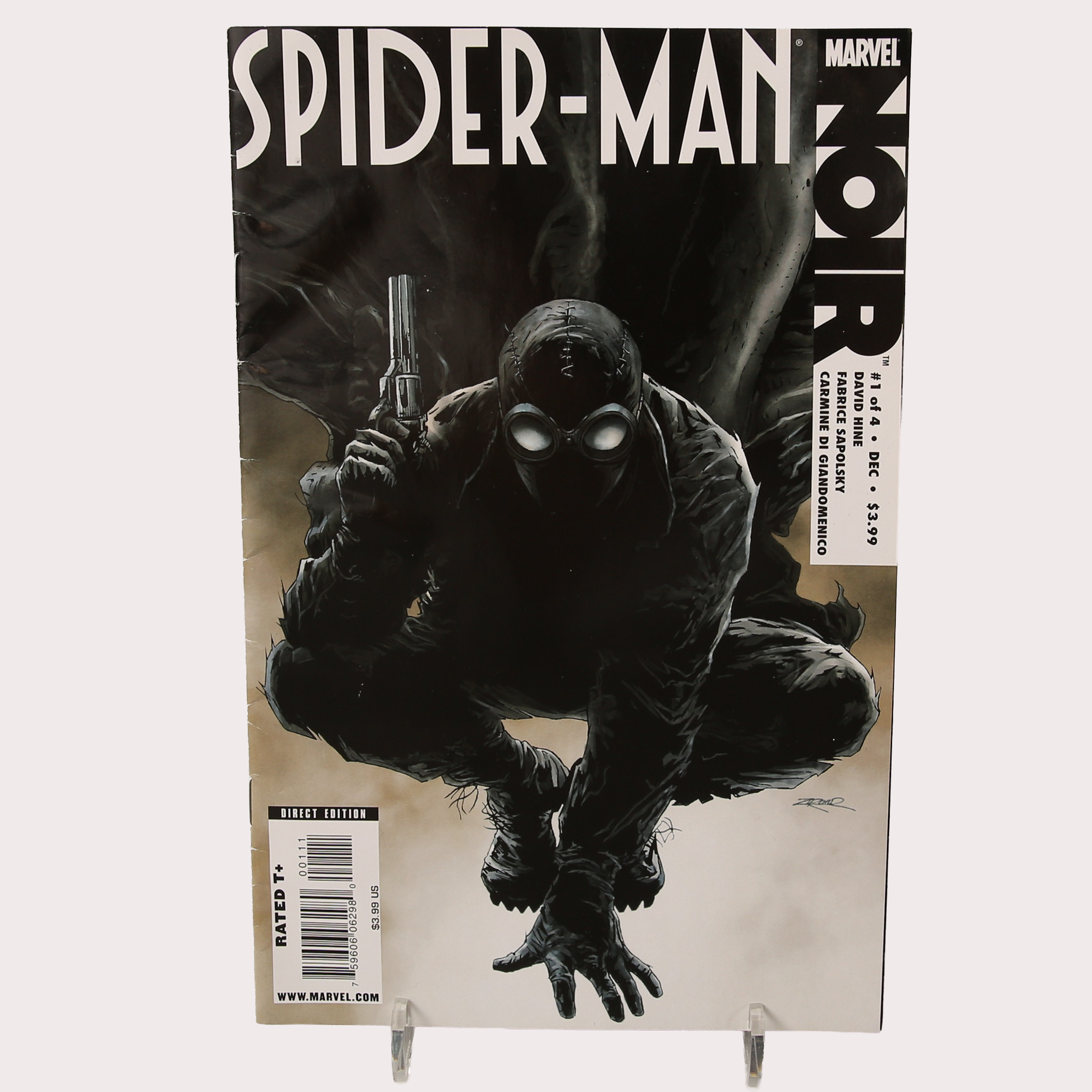 SPIDER-MAN NOIR. 1 of 4, GLOSSY PRINT, DEC. 2009.