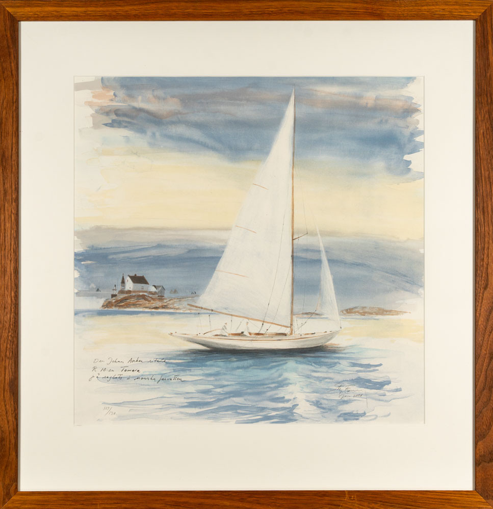 STIG FYRING. Färglitografi, Signerad Stig Fyring, numrerad 129/140.