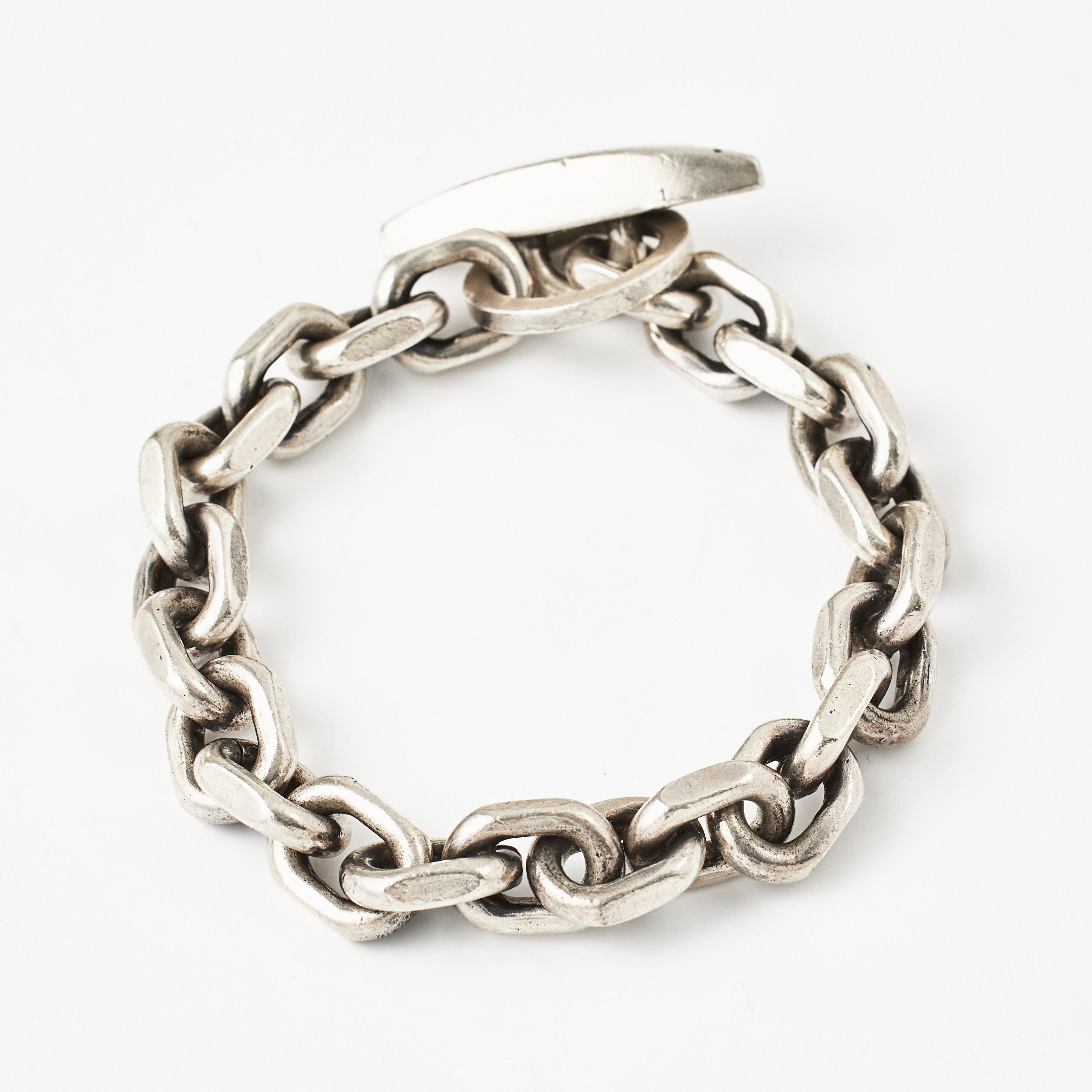 ARMBAND, sterlingsilver, ankarlänk, Arne Lund, (verksam Köpenhamn 1965-1973), Danmark, togglelås.