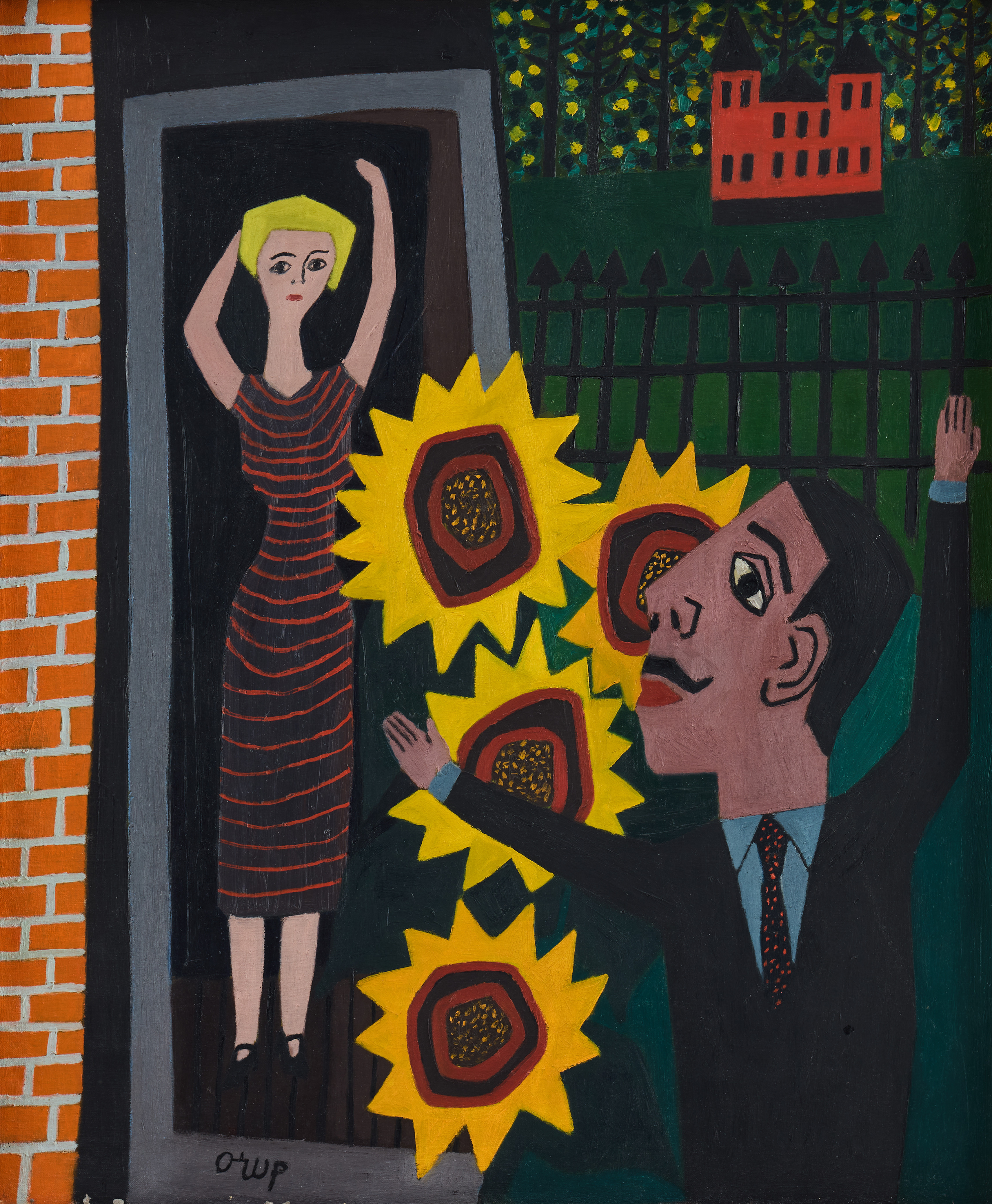 BENGT ORUP. Solrosor.