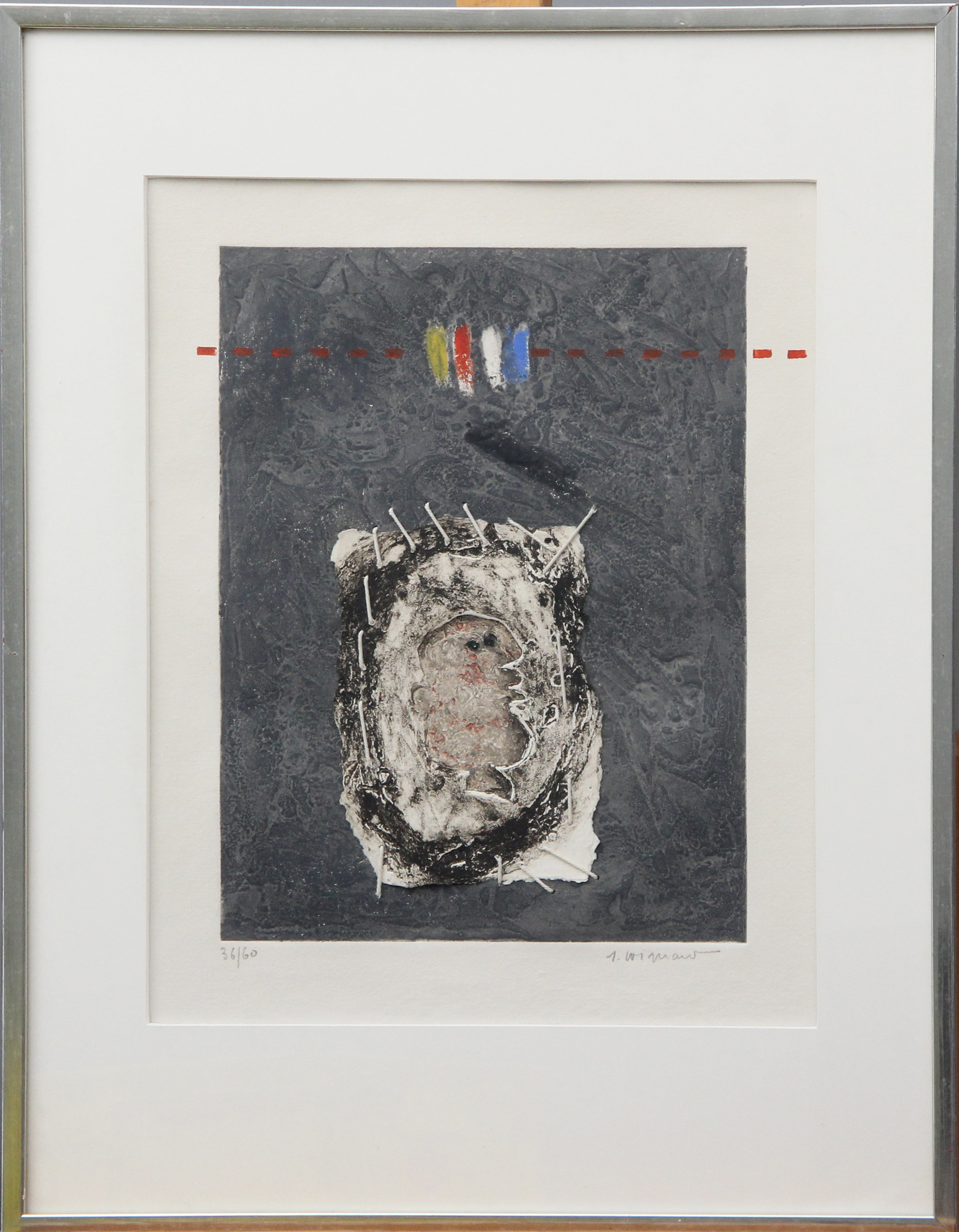 JAMES COIGNARD. LITO, med carborundumapplikation, signerad.