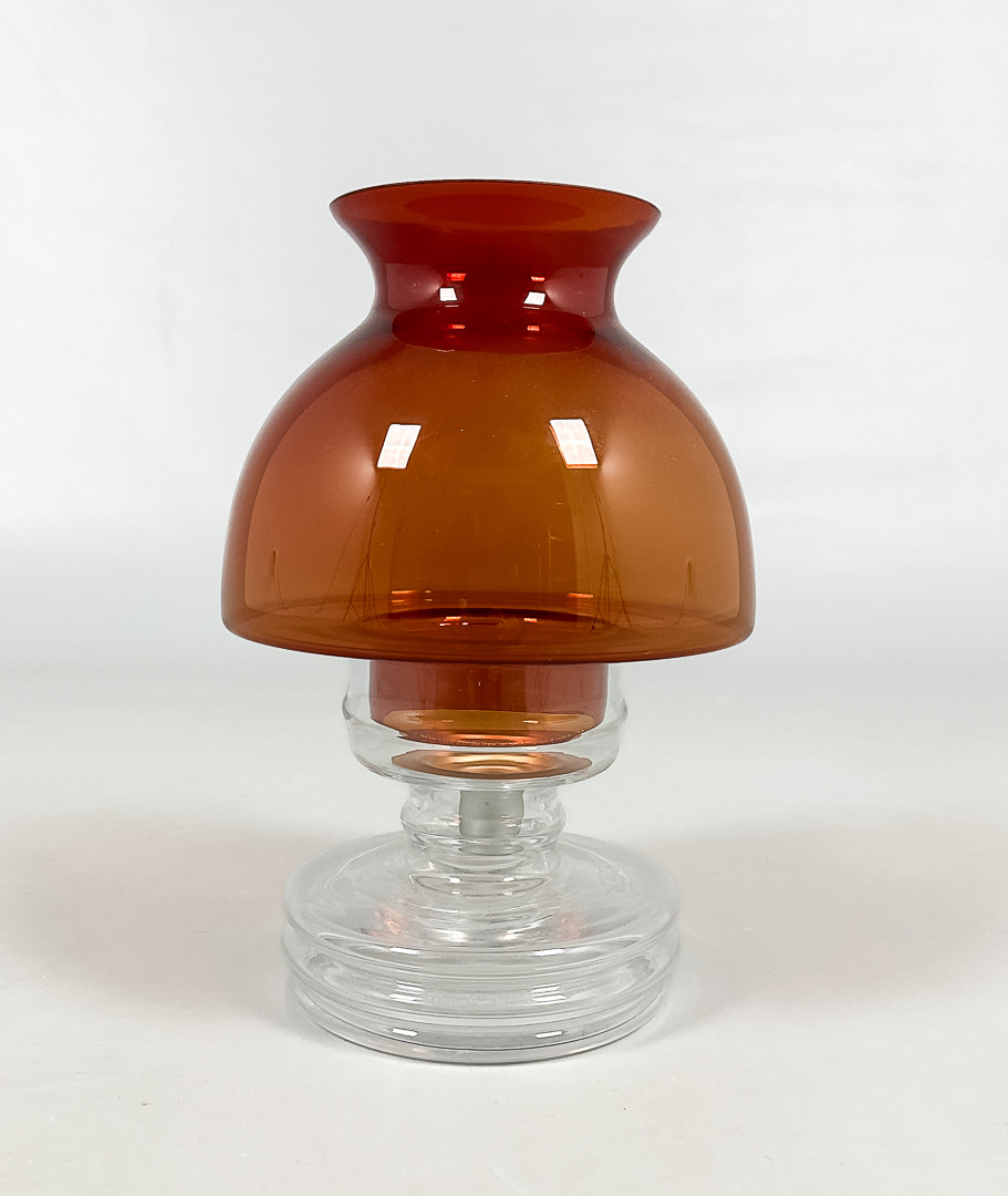 NANNY STILL. LJUSLYKTA, "Apollo", Riihimäen Lasi, Finland, 1970-tal.