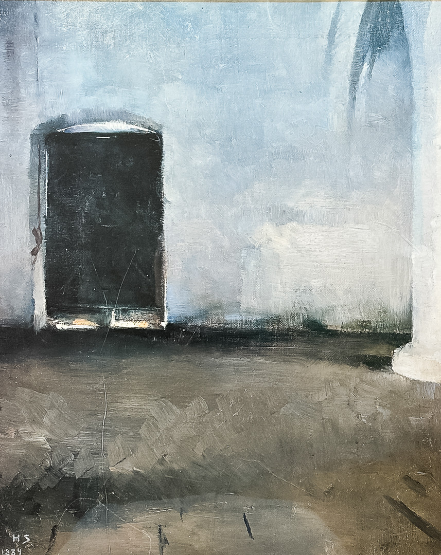 HELENE SCHJERFBECK. TRYCK, efter, "Dörren".