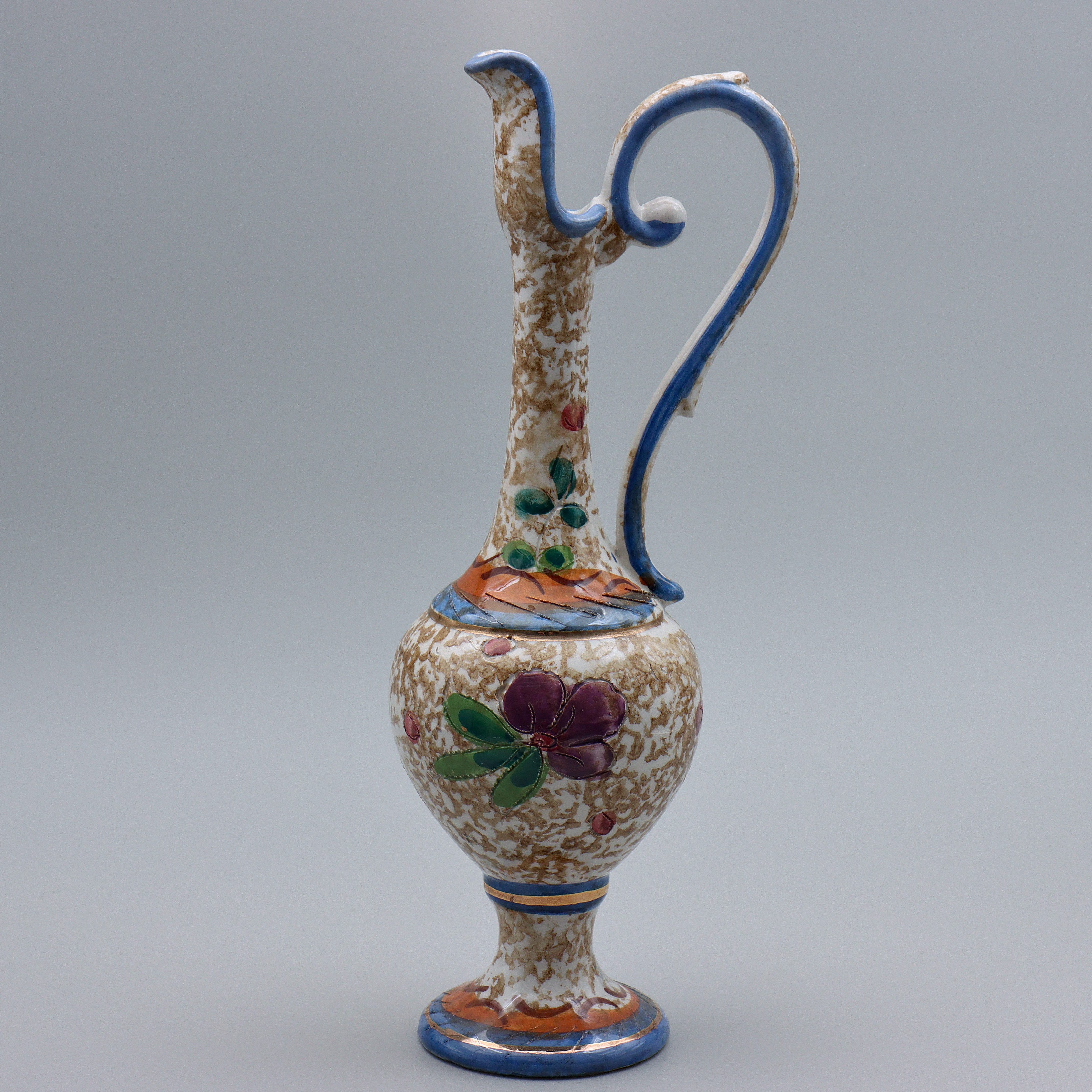 VINKANNA (35,5cm) KERAMIK, ITALIEN, DIPINTO A MANO ITALY.