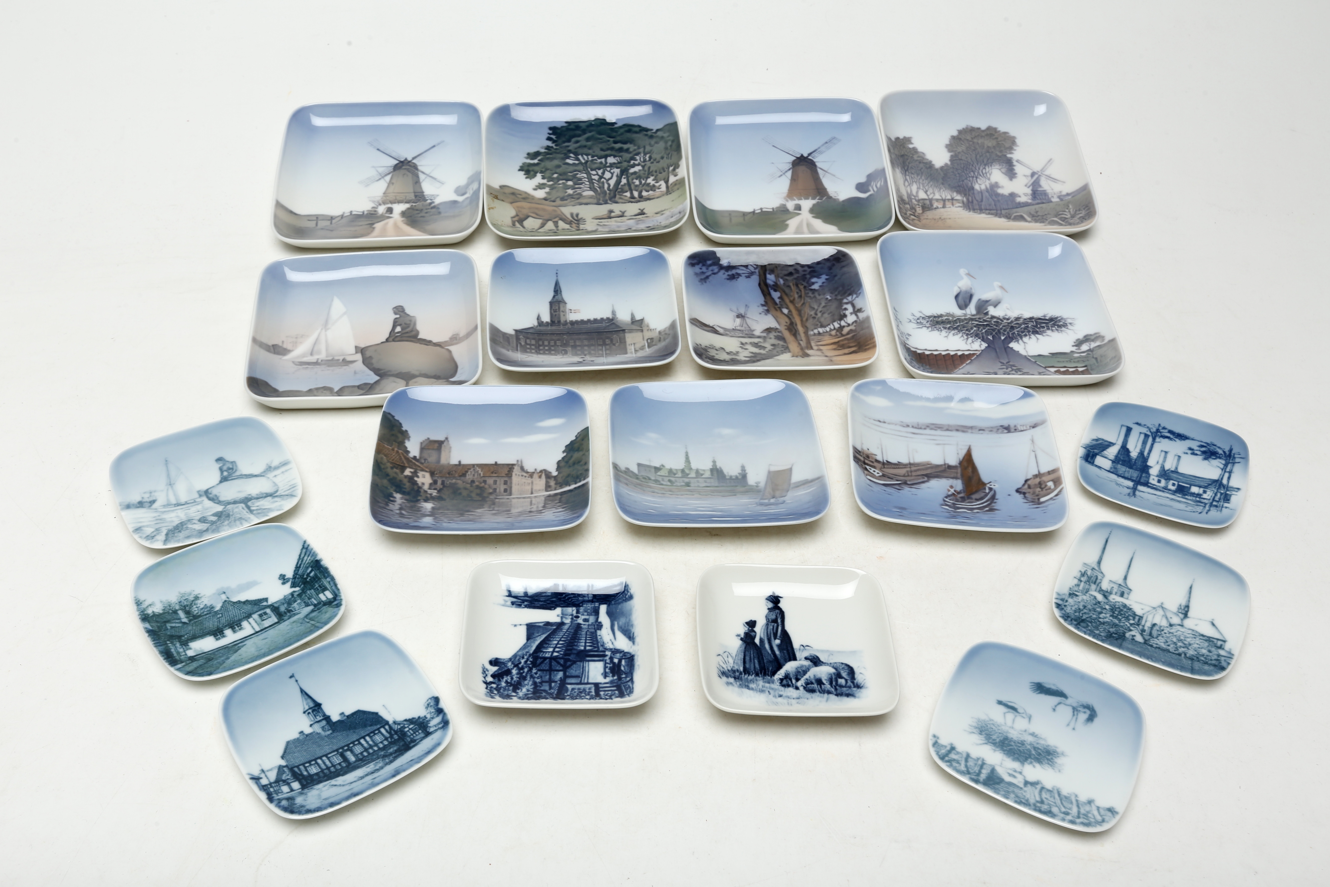 FAT, 19 st, porslin, Kunglig Dansk och Bing och Gröndahl.