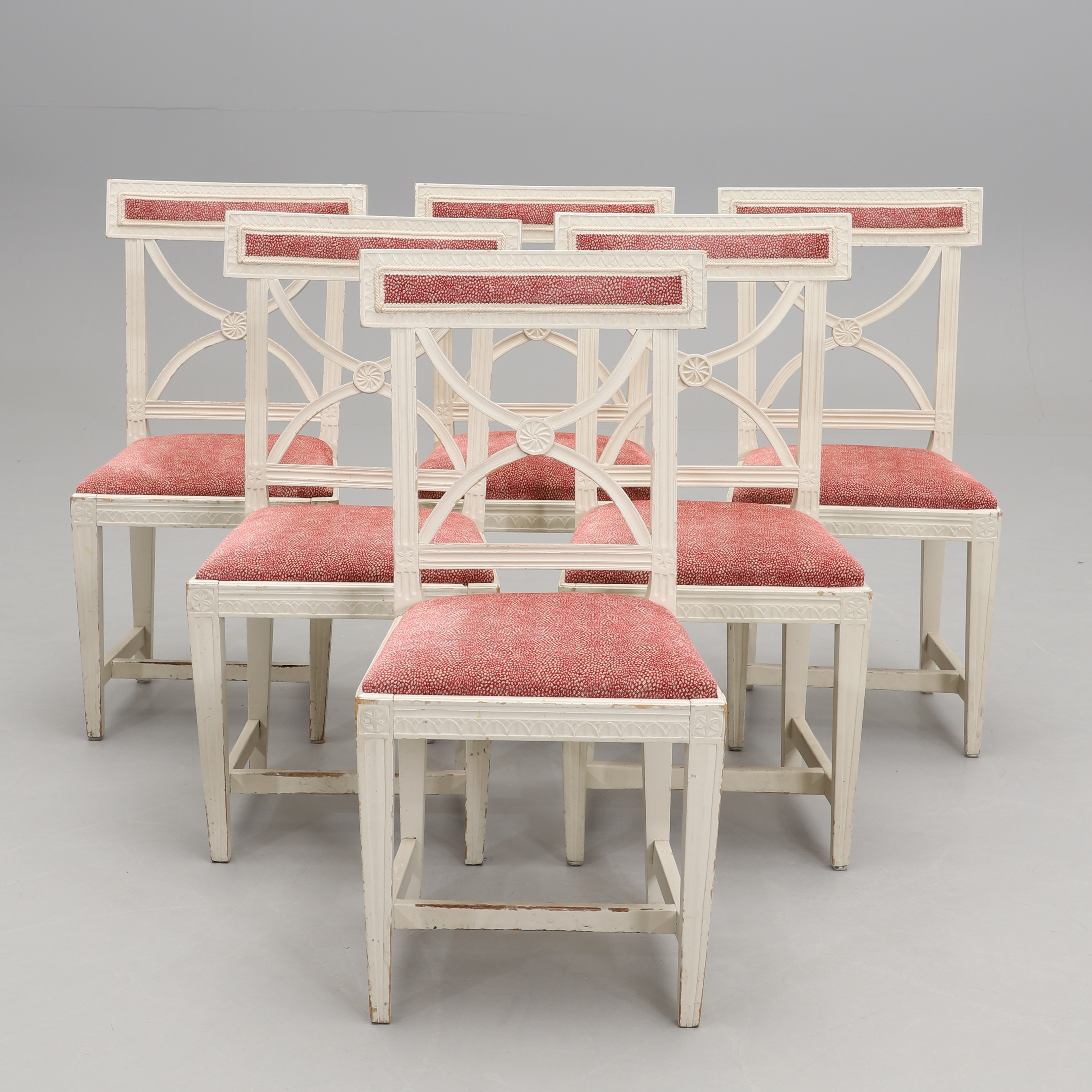 STOLAR, 6 st, gustaviansk stil, 1900-talets första hälft.