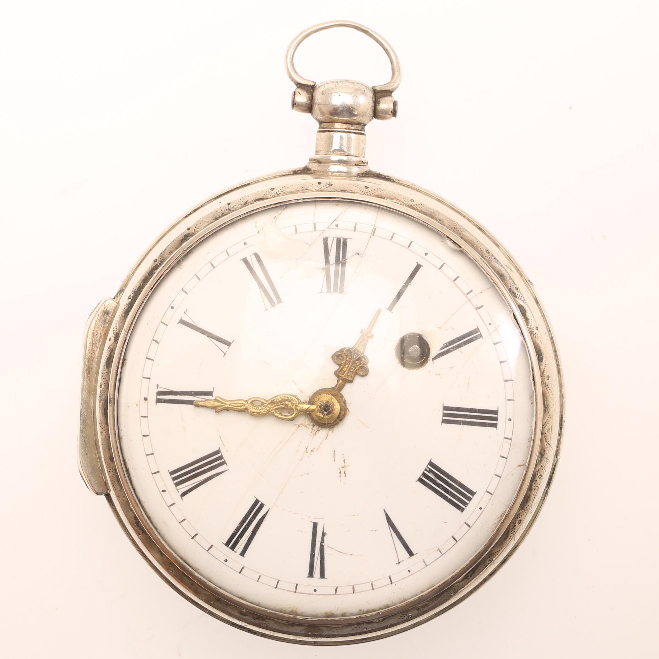 SPINDELUR, silver, Wallerius Norrköping, 1700-talet.