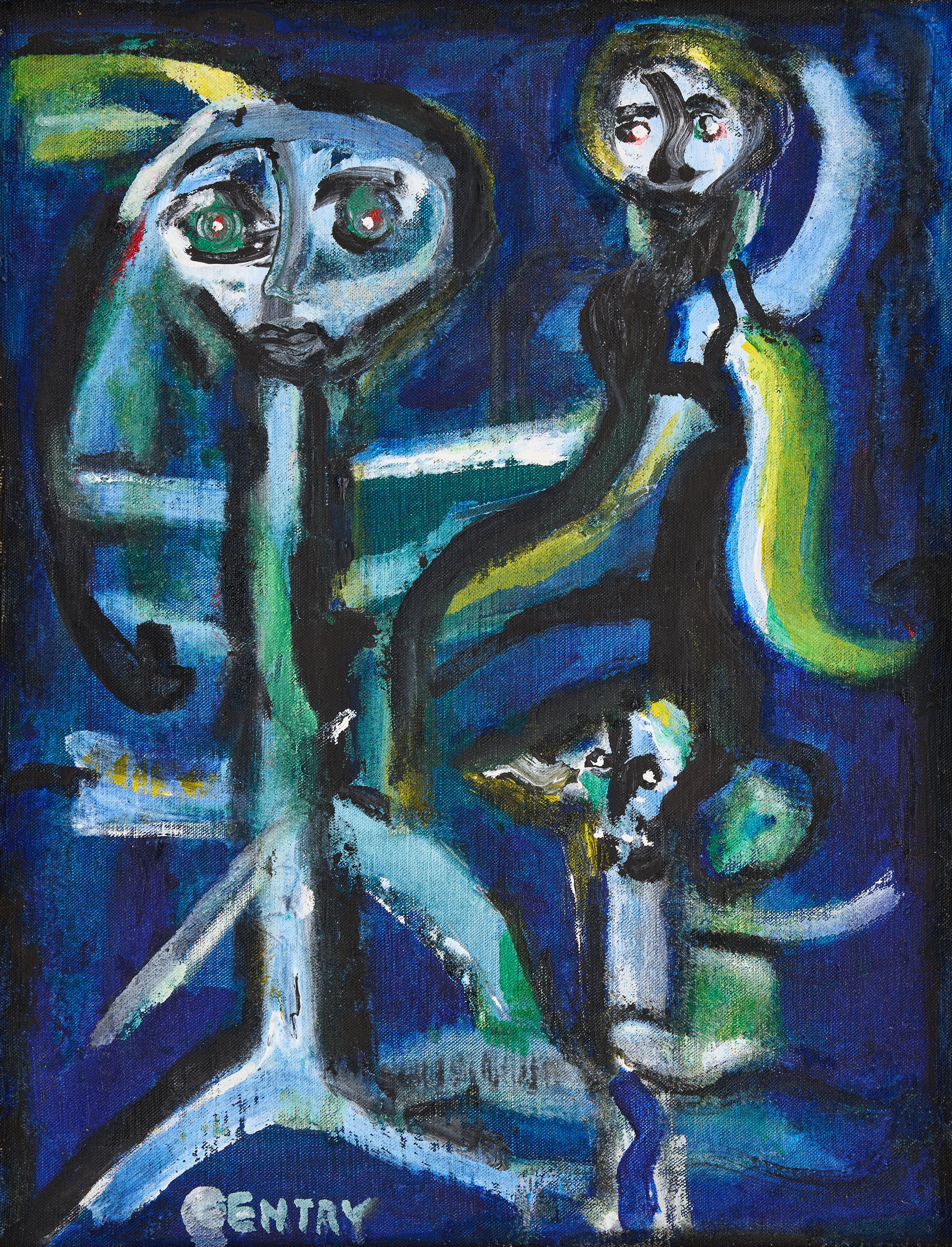 HERBERT GENTRY. "The one behind".