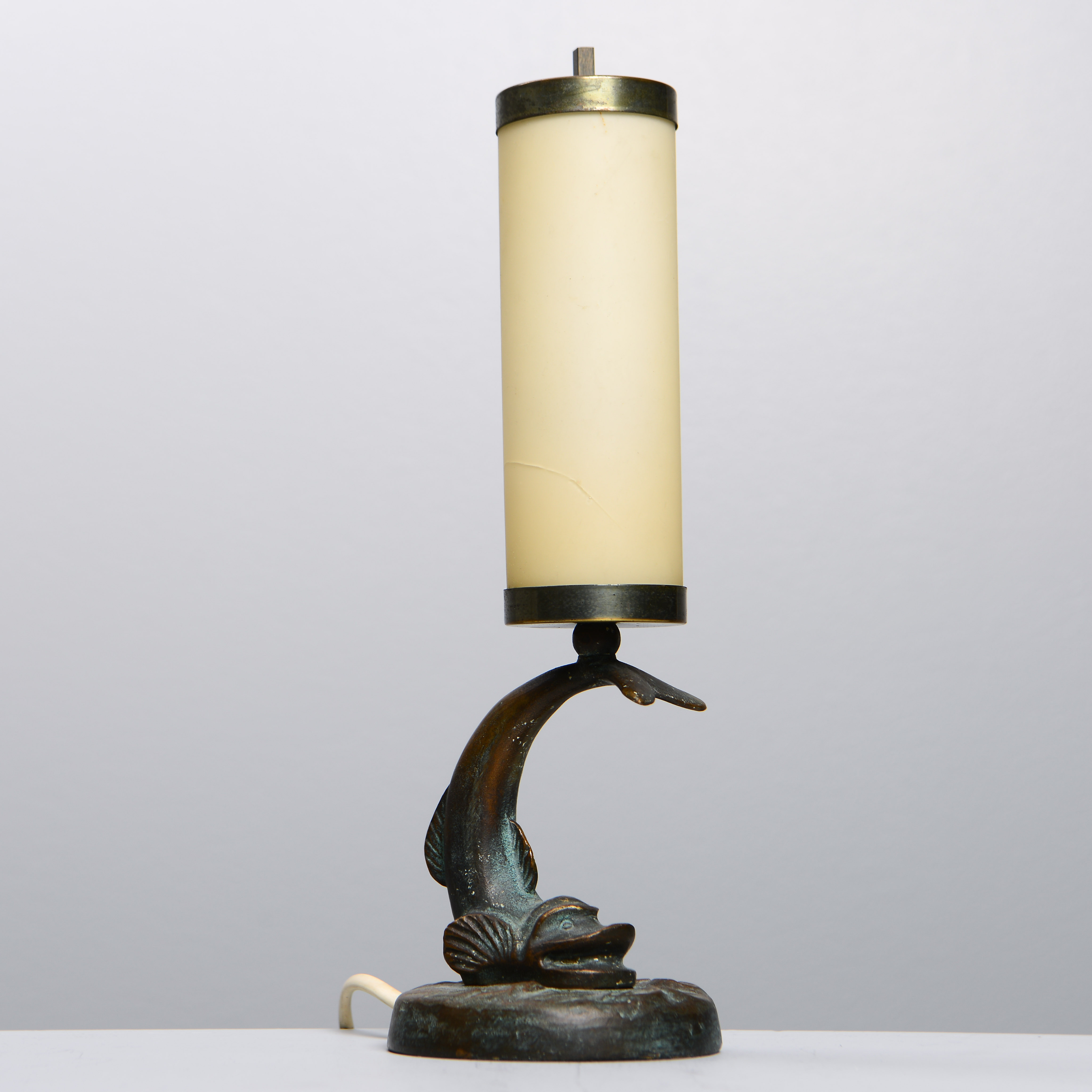 BORDSLAMPA, brons, art deco, Malmö Metallvarufabrik, 1934.