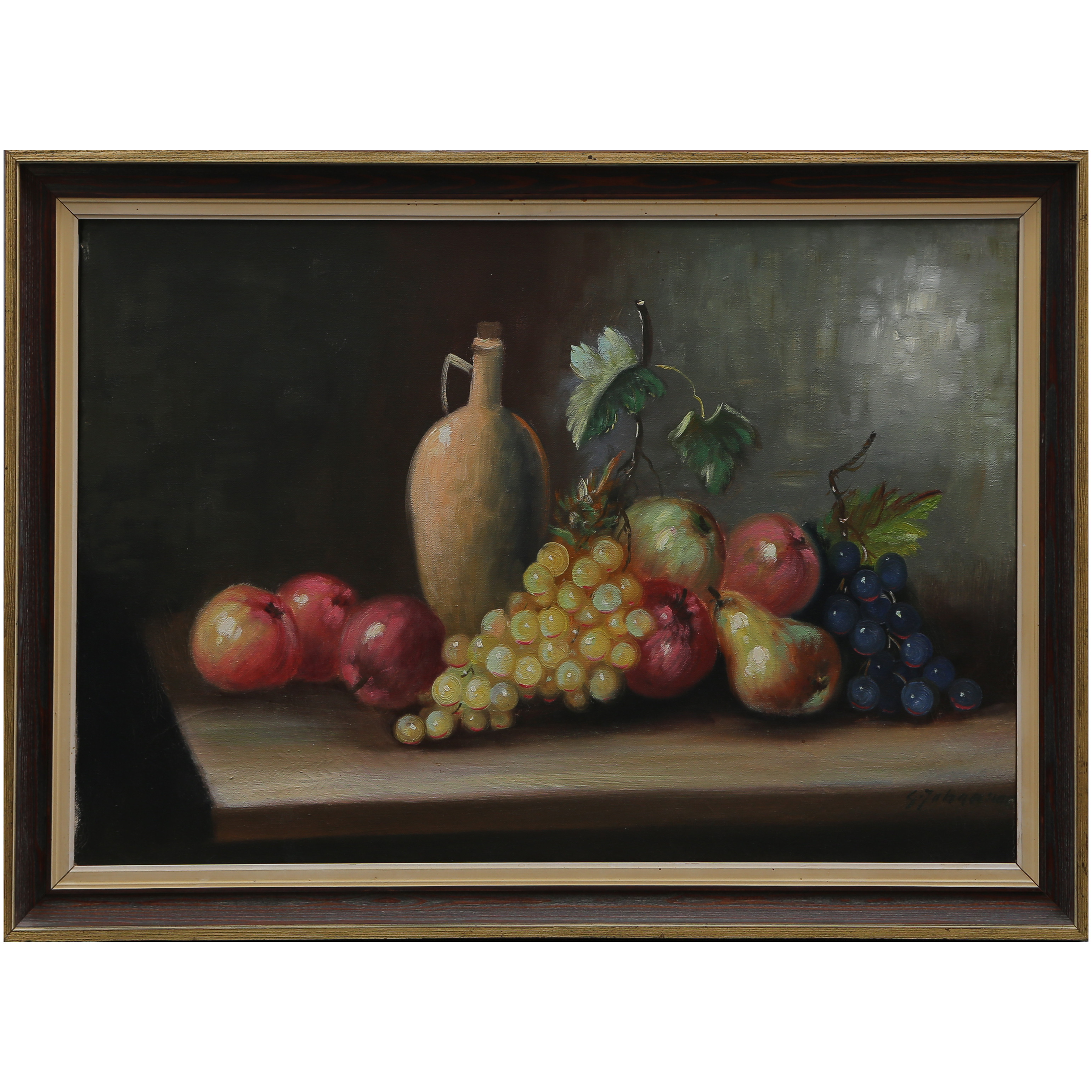 GUNNAR JOHANSSON. "STILLEBEN" OLJA PÅ DUK, SIGNERAD.