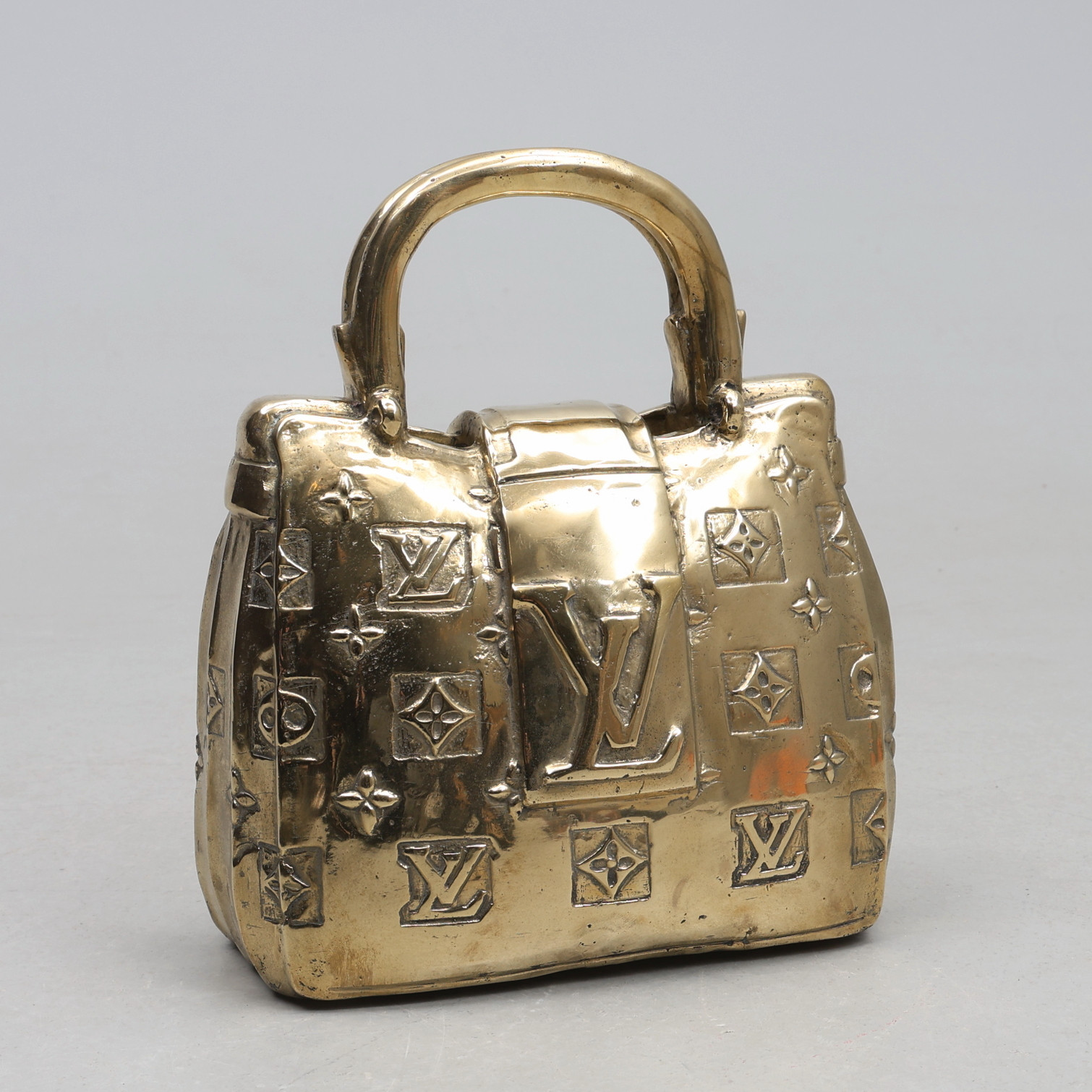 LARS TUNEBO. Skulptur, ”27 Kilos of LV”, polerad brons, signerad, numrerad 4/6.