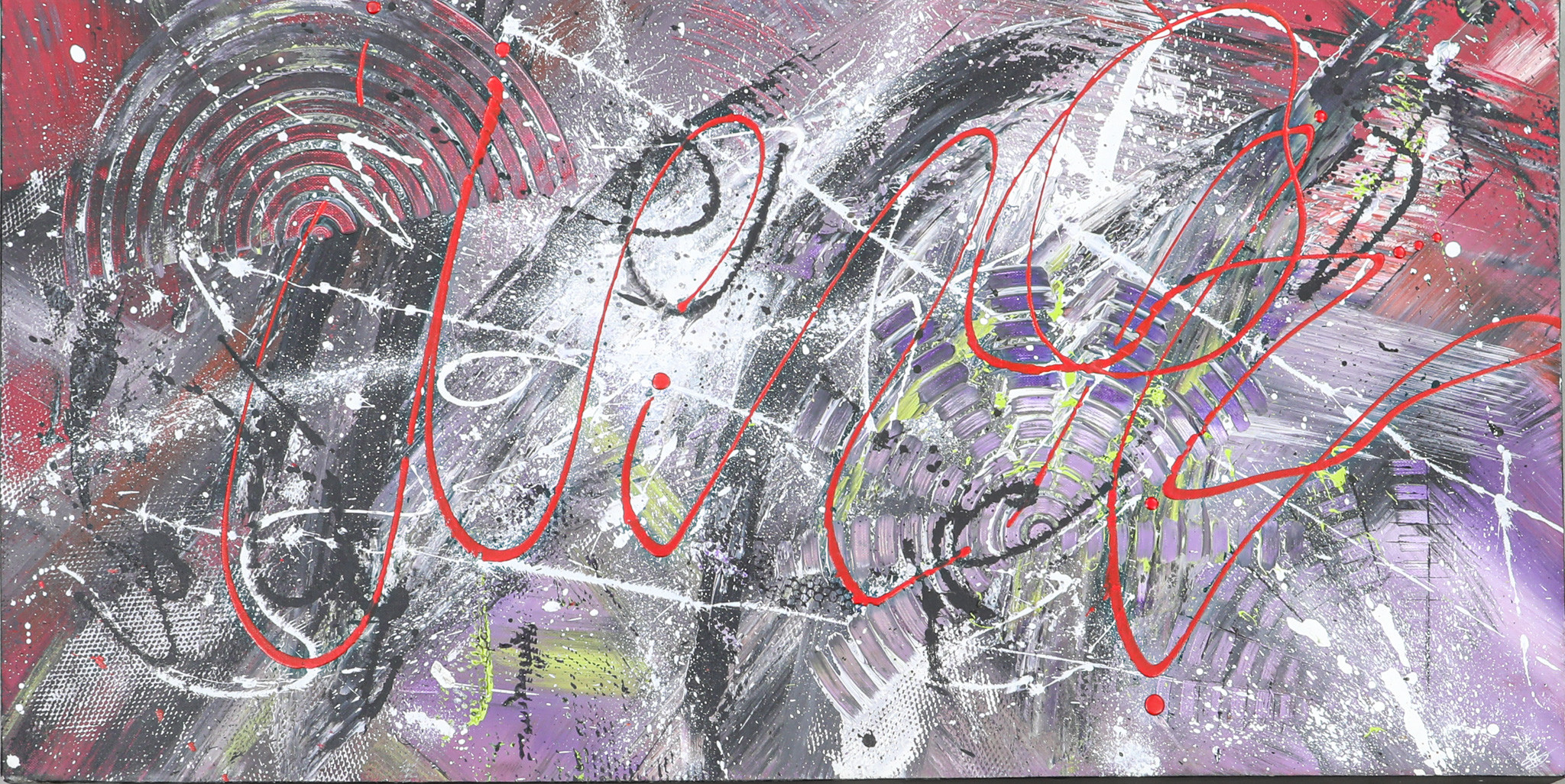 LARS BEIJAR. Blandteknik, daterad 2014, signerad.