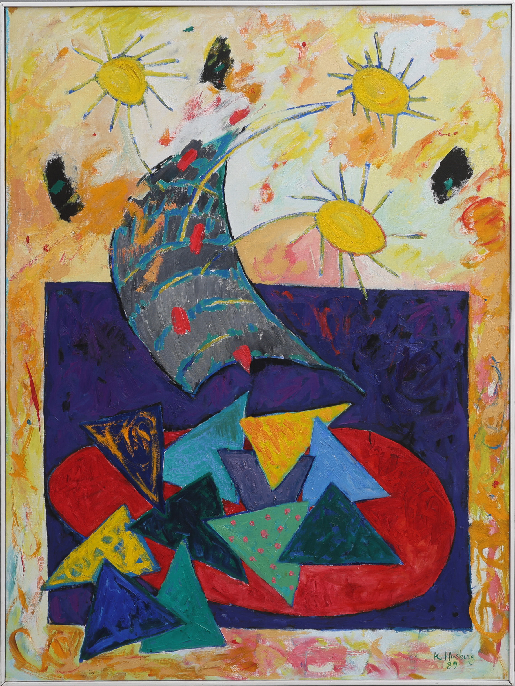 KATINKA HUSBERG (FÖDD 1961). "ANTITESER", 1989.