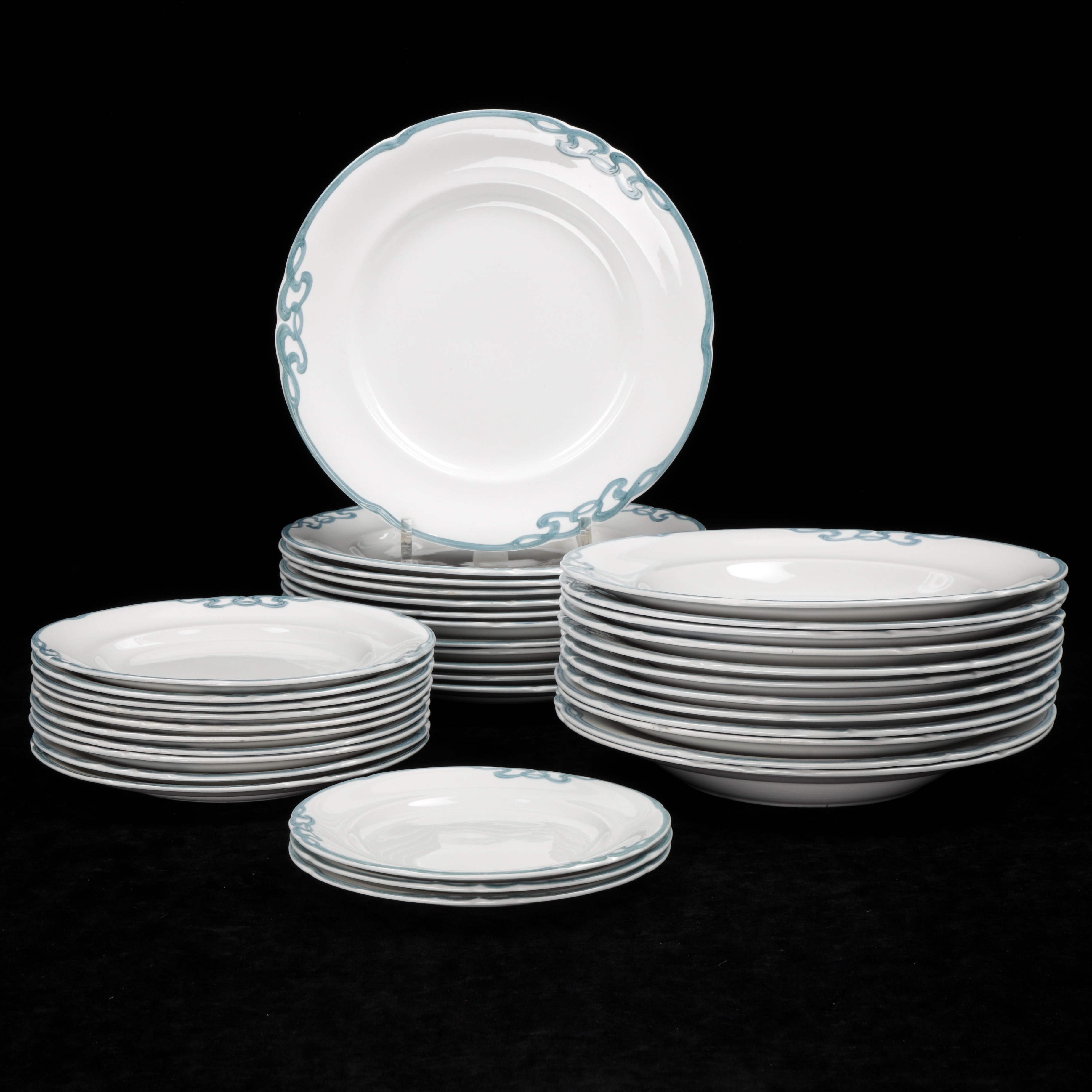 MATSERVIS, 36 delar, jugend, Villeroy & Boch, Dresden, 1900-talets första hälft.