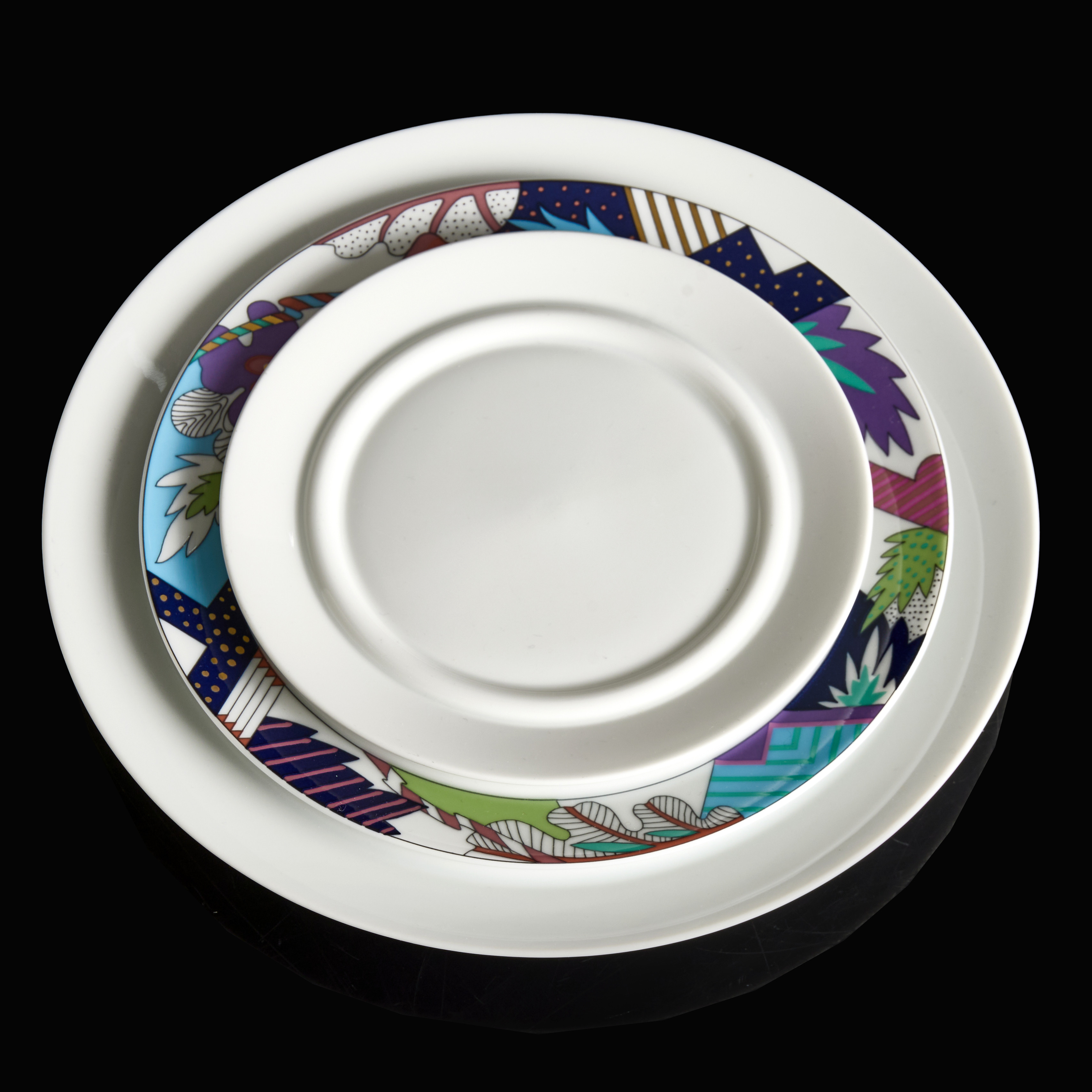 BRIGITTE DOEGE (Född 1938), Matservis, 32 delar, "Cupola Rubella", Rosenthal, 1990-tal.