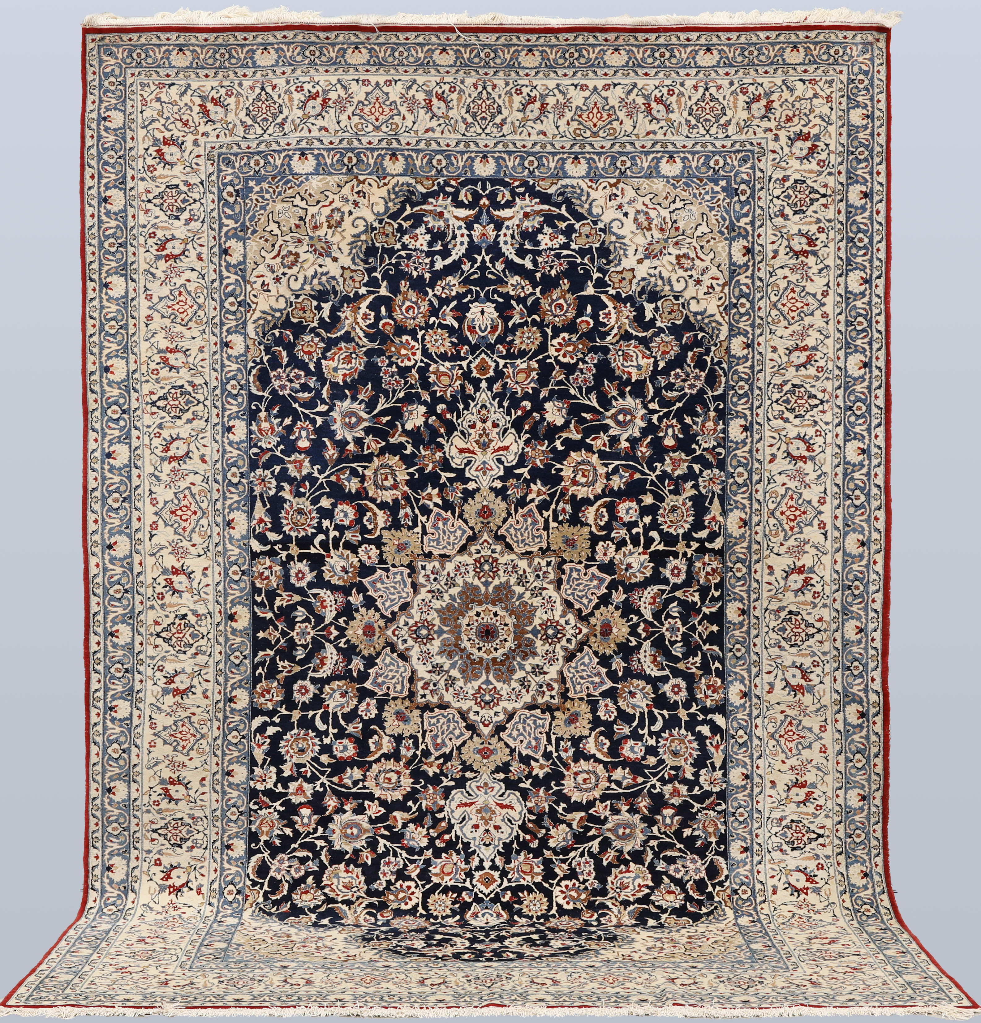 ORIENTMATTA. Nain part silk, s.k 6 LAA ca 800.000 knutar/kvm, 310 x 193 cm.