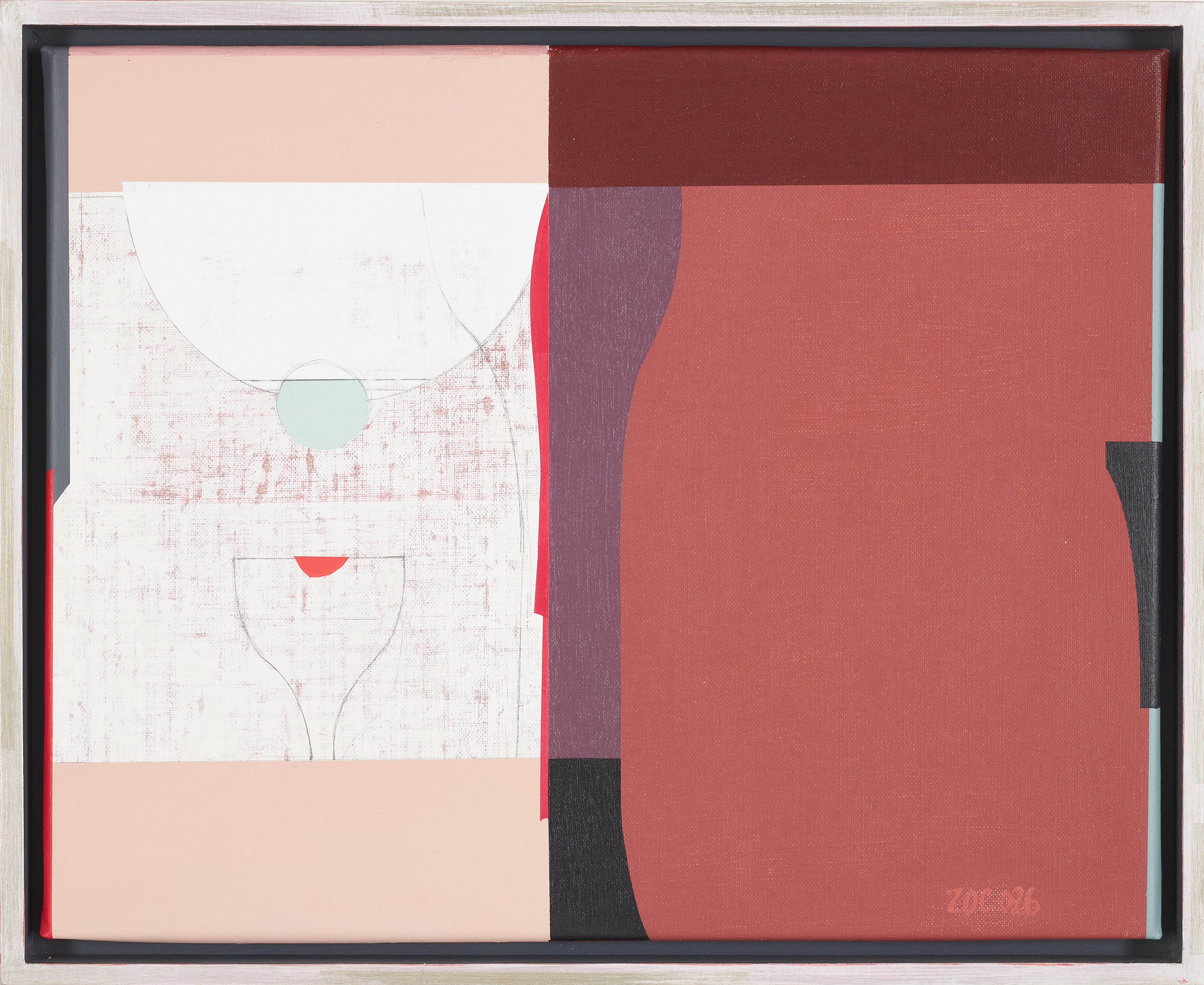 EDWARD ZOC. "Nature Morte I", akryl på duk, signerad och daterad -26.