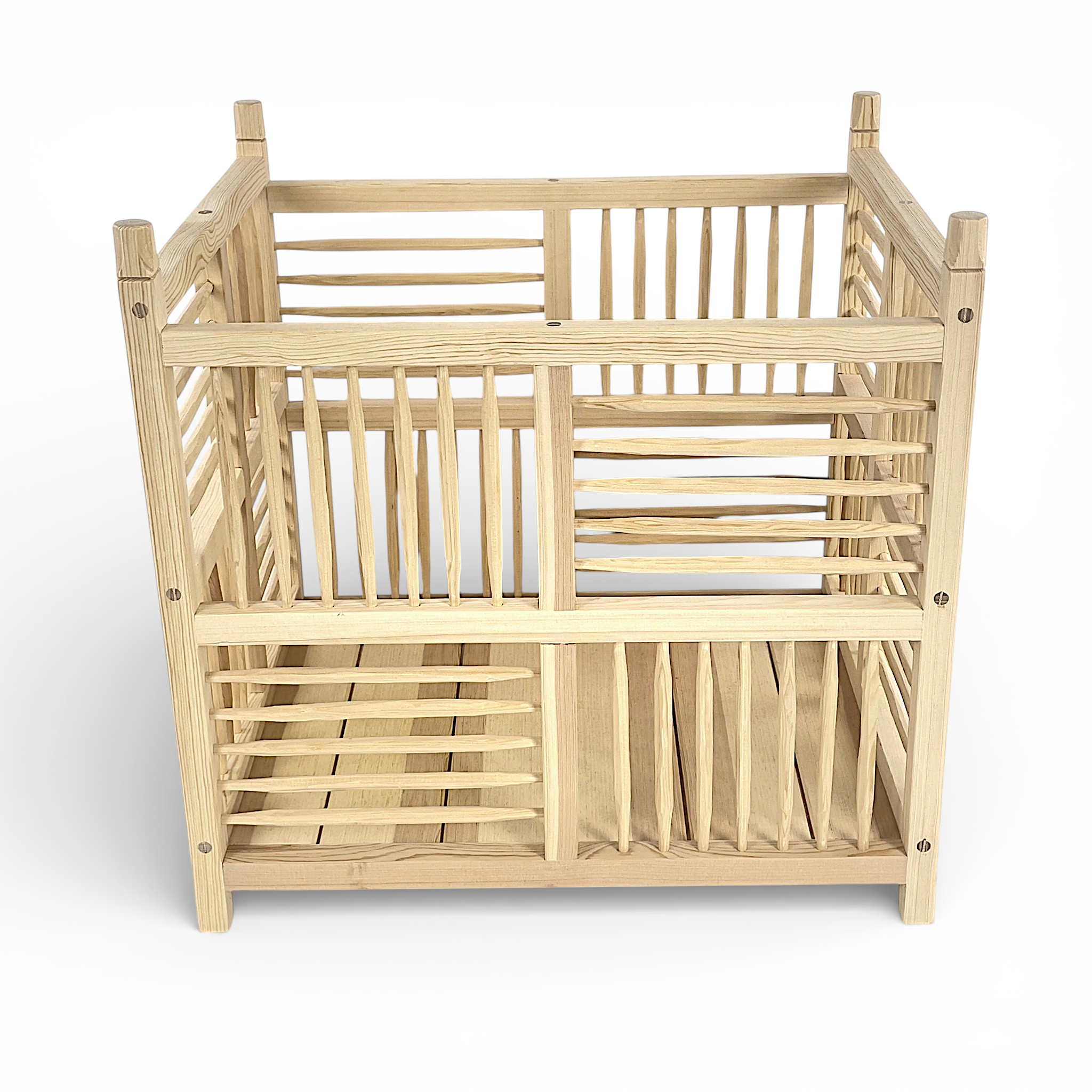 ULLKORG, s.k. Saigkorg, furu, Lau Trähantverk, Gotland, 2000-tal.