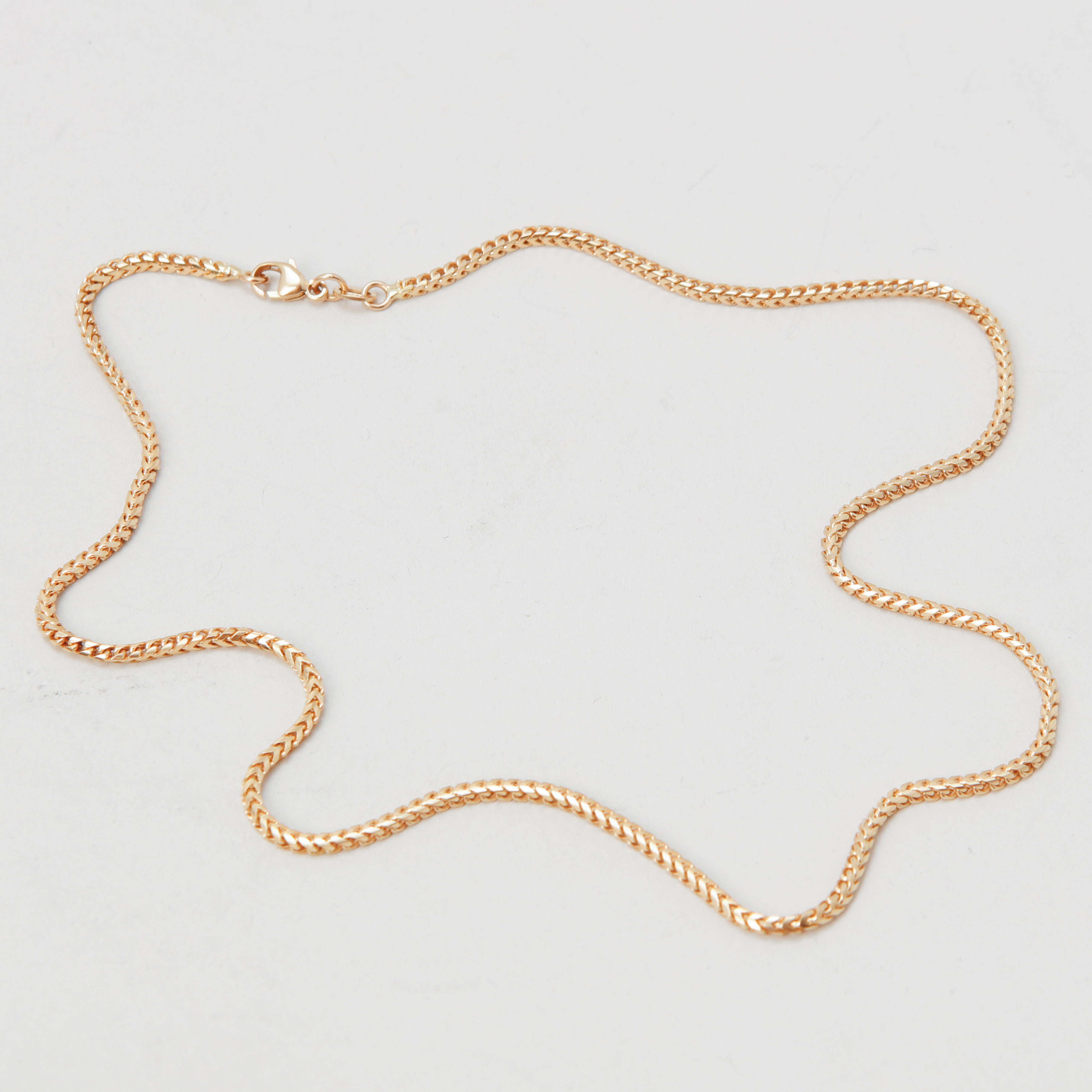 HALSKEDJA, 18k guld, vikt ca 12 gram.