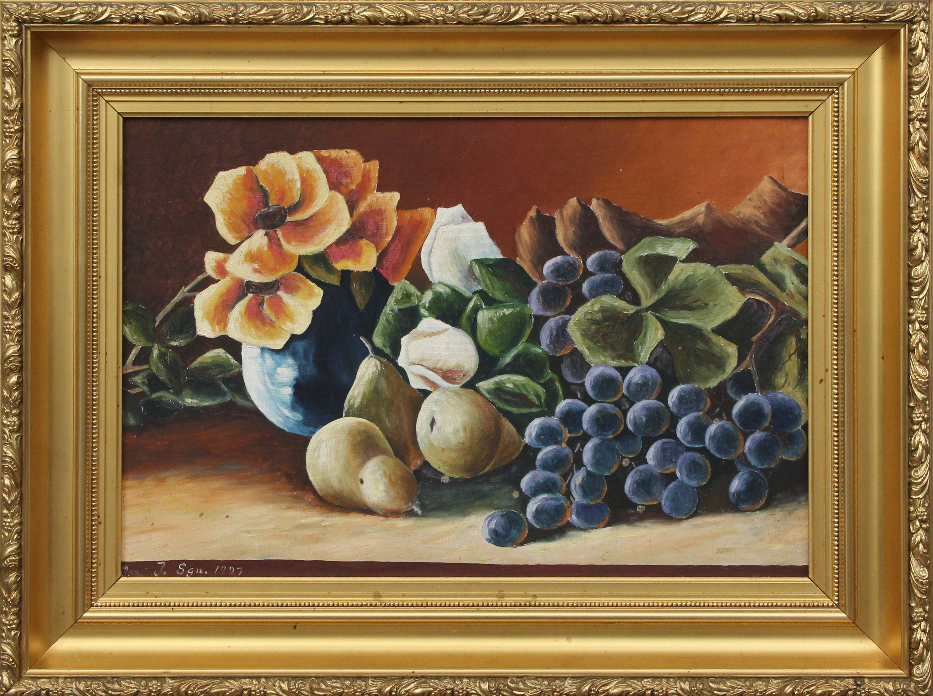 OLJA, på duk, Stilleben, signerad 1927.