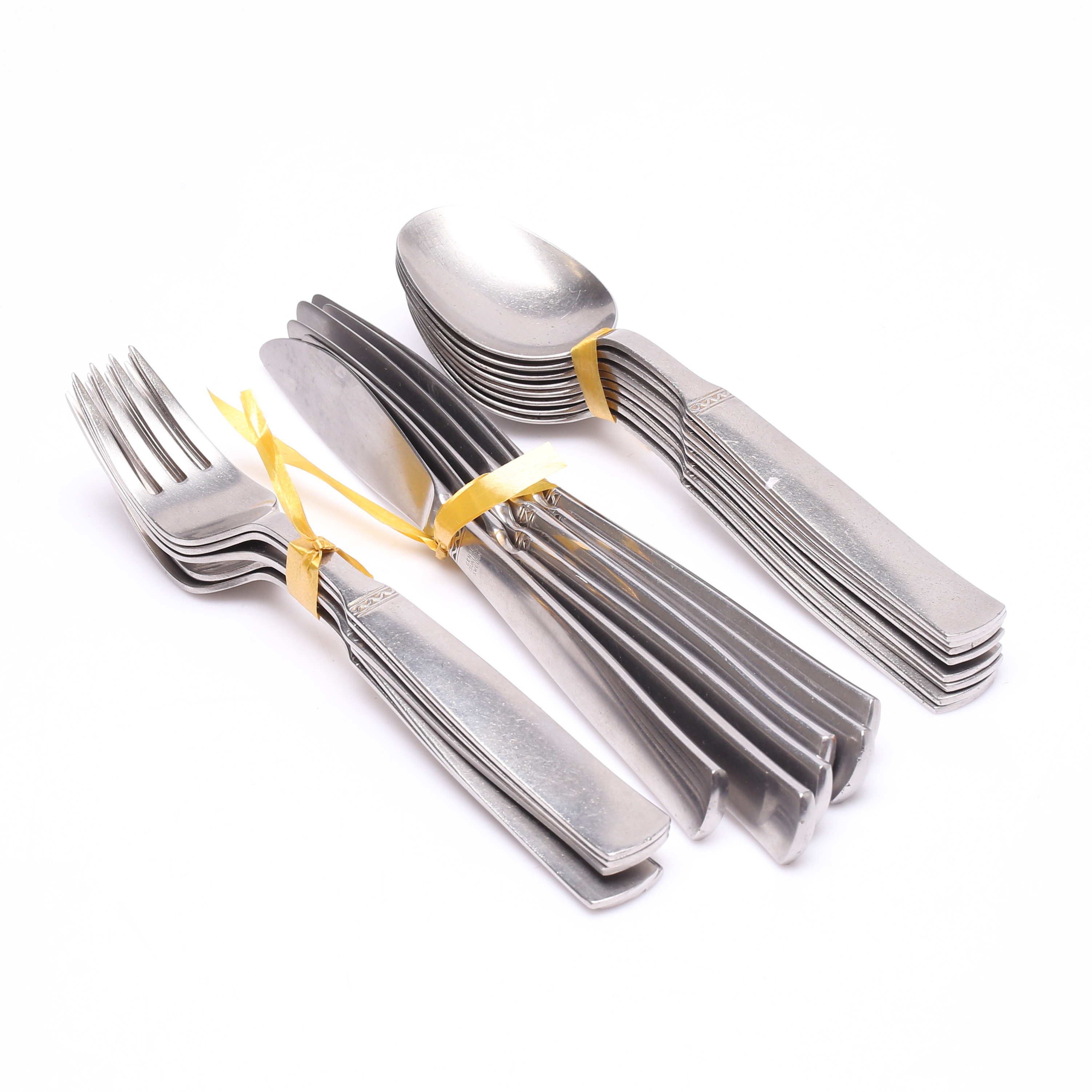 BESTICK, rostfritt, Ranka, Gense, 19 delar.