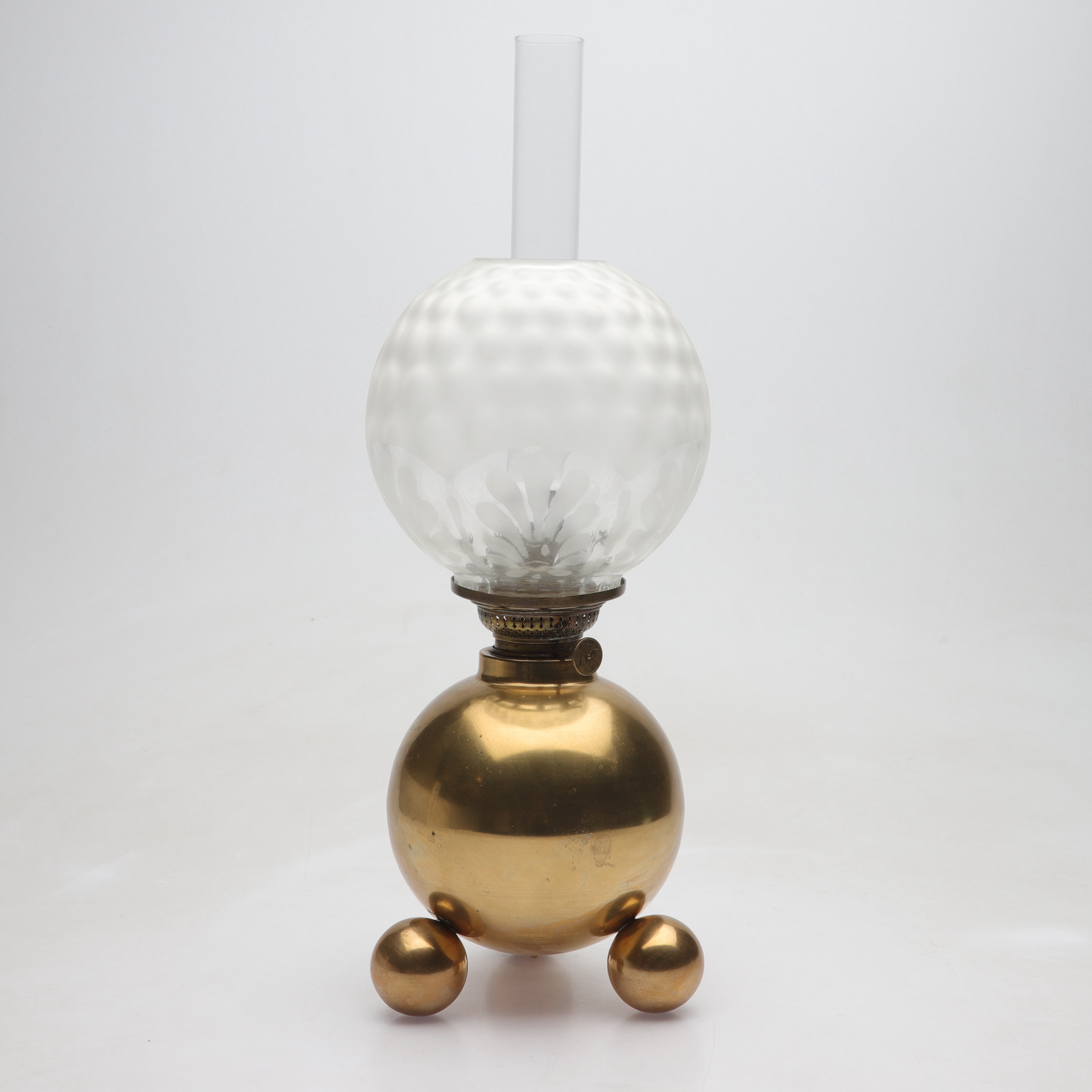 GUSUMS BRUK, fotogenlampa, "Kulserien", tidigt 1900-tal.