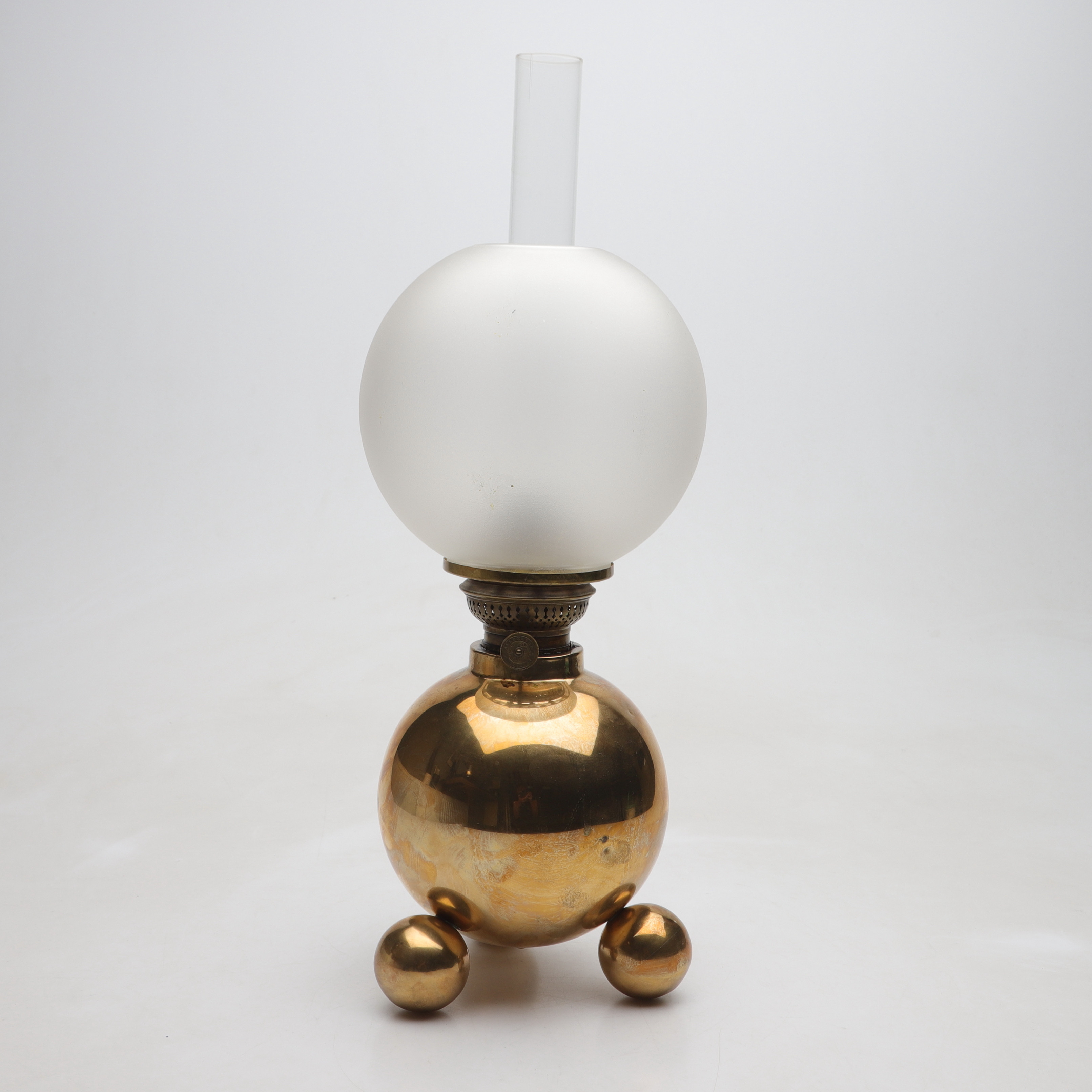 GUSUMS BRUK, fotogenlampa, "Kulserien", tidigt 1900-tal.