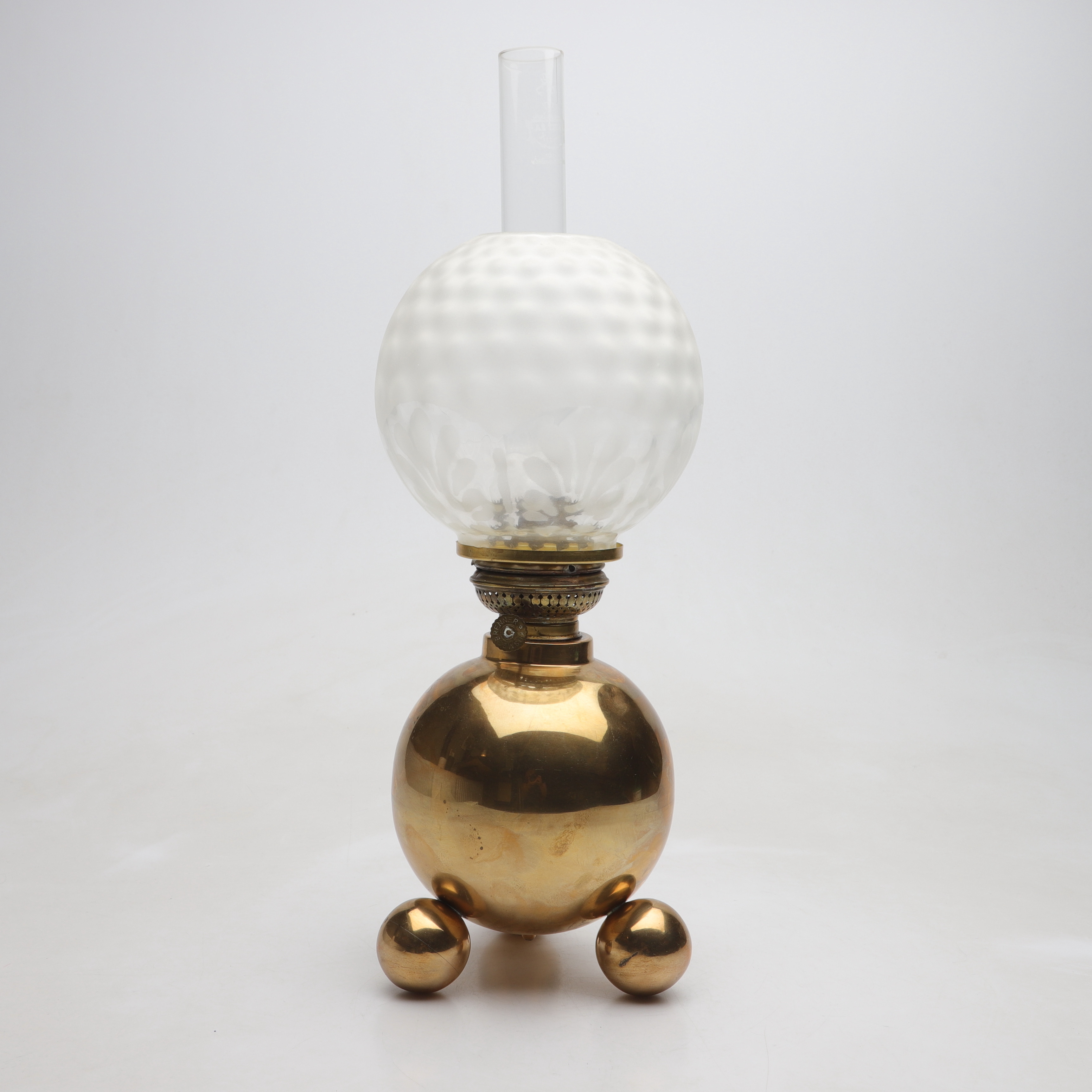 GUSUMS BRUK, fotogenlampa, "Kulserien", tidigt 1900-tal.