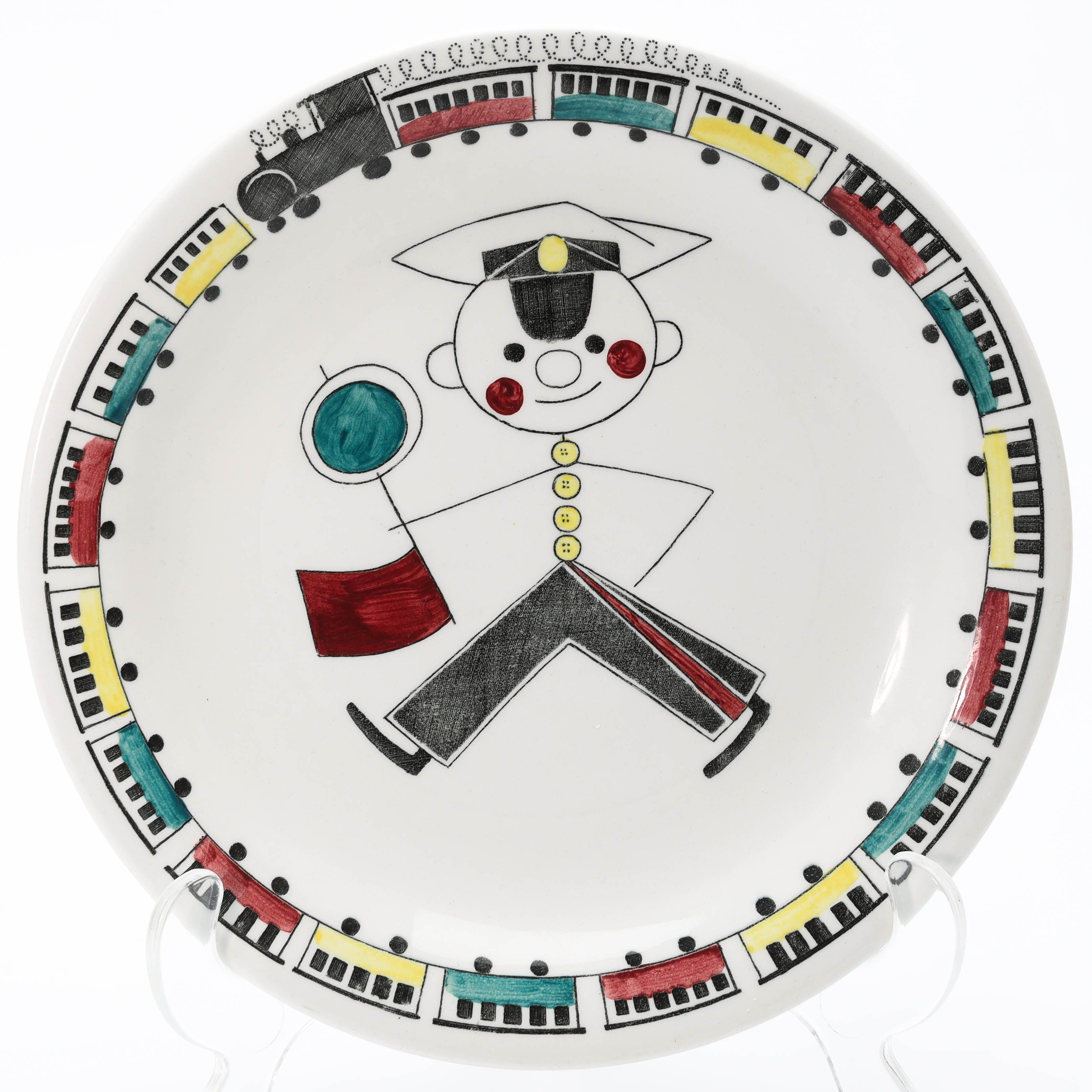 MARIANNE WESTMAN. tallrik, porslin, "Tuff-Tuff", Rörstrand.