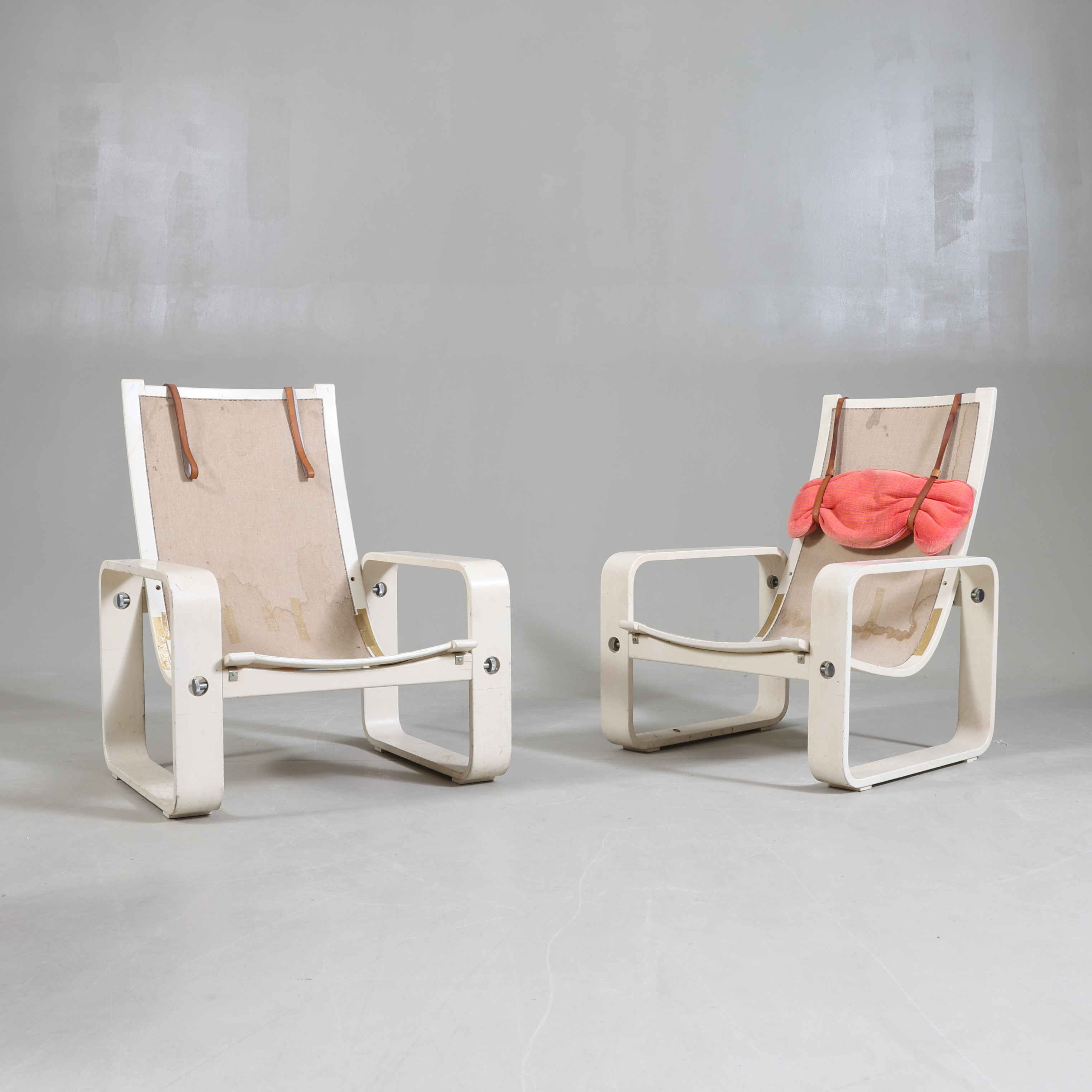 KNUD FAERCH. fåtöljer, 1 par, "Rondello", 1970-tal.