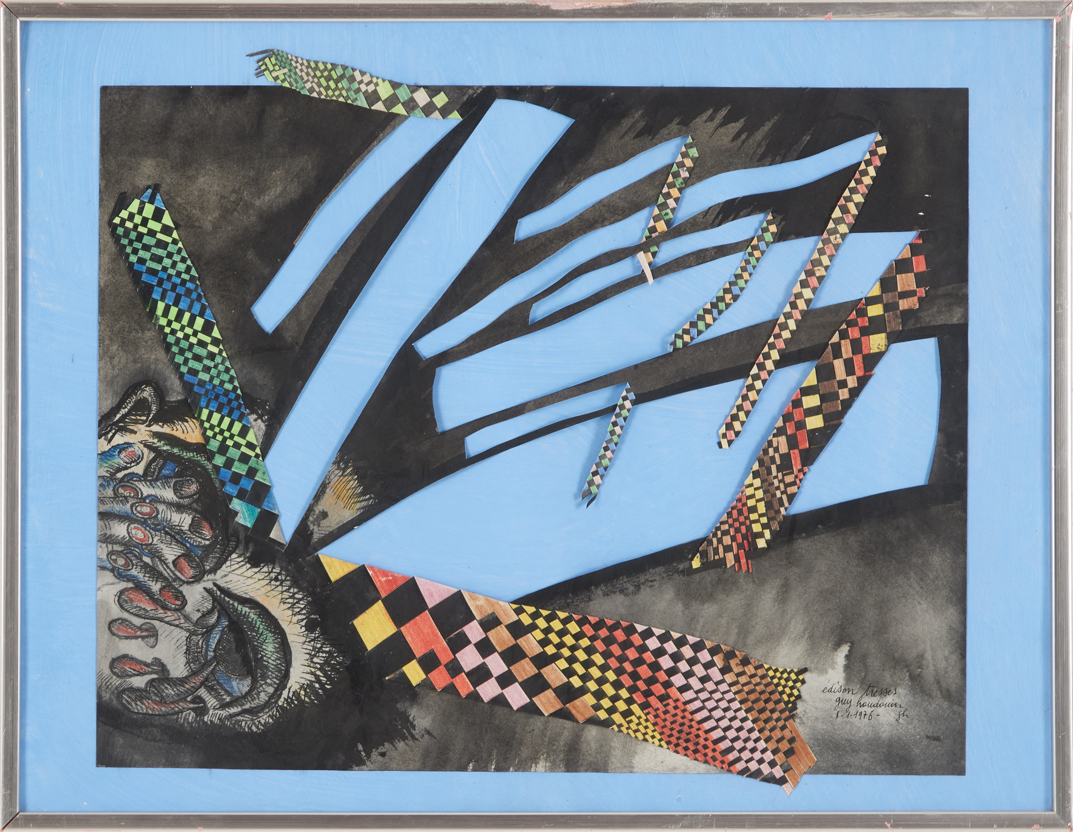 (ODON) GUY HOUDOUIN ( FRA 1940-2017). "Édison tresses".