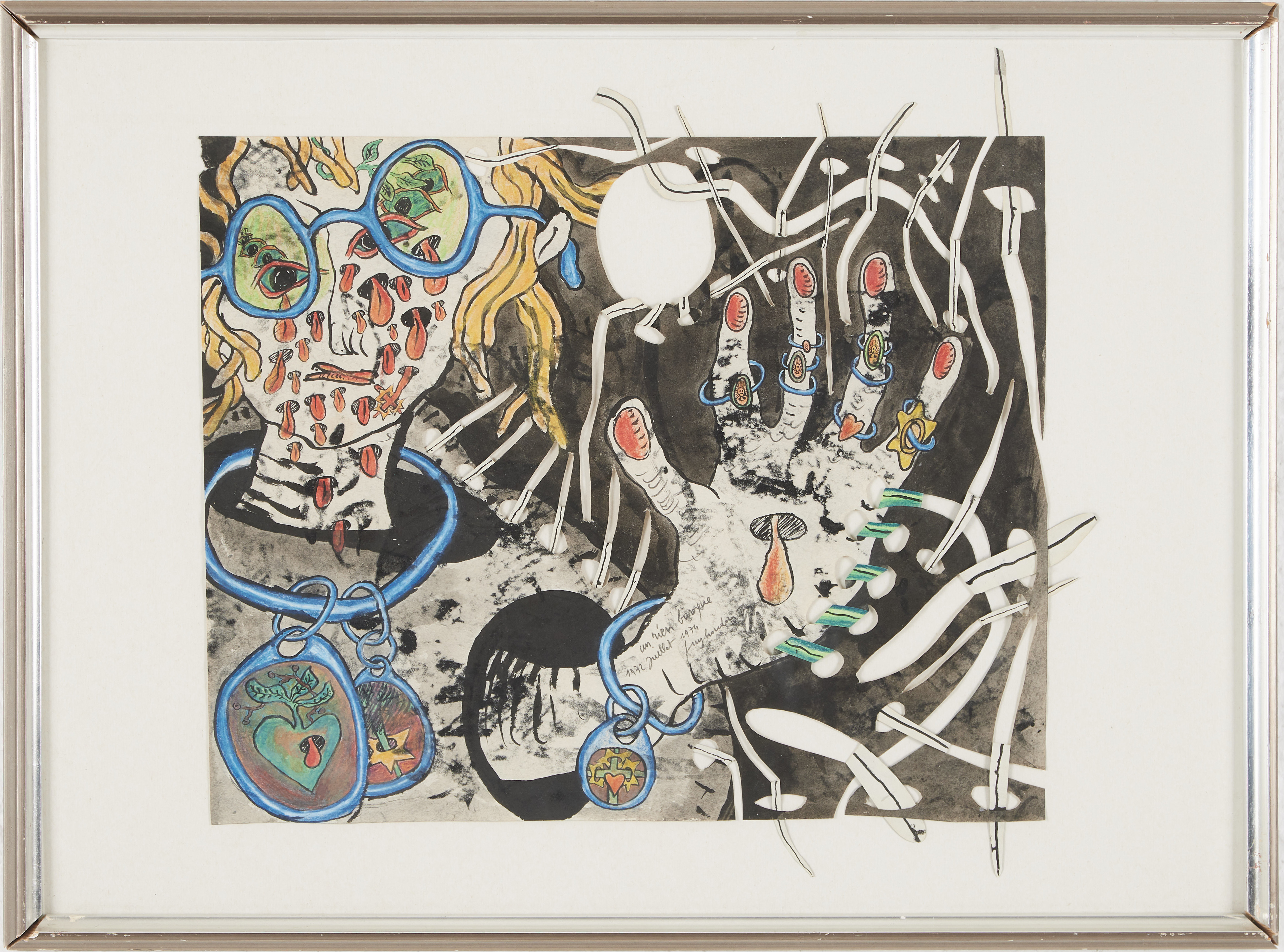 (ODON) GUY HOUDOUIN ( FRA 1940-2017). "Un rien baroque".