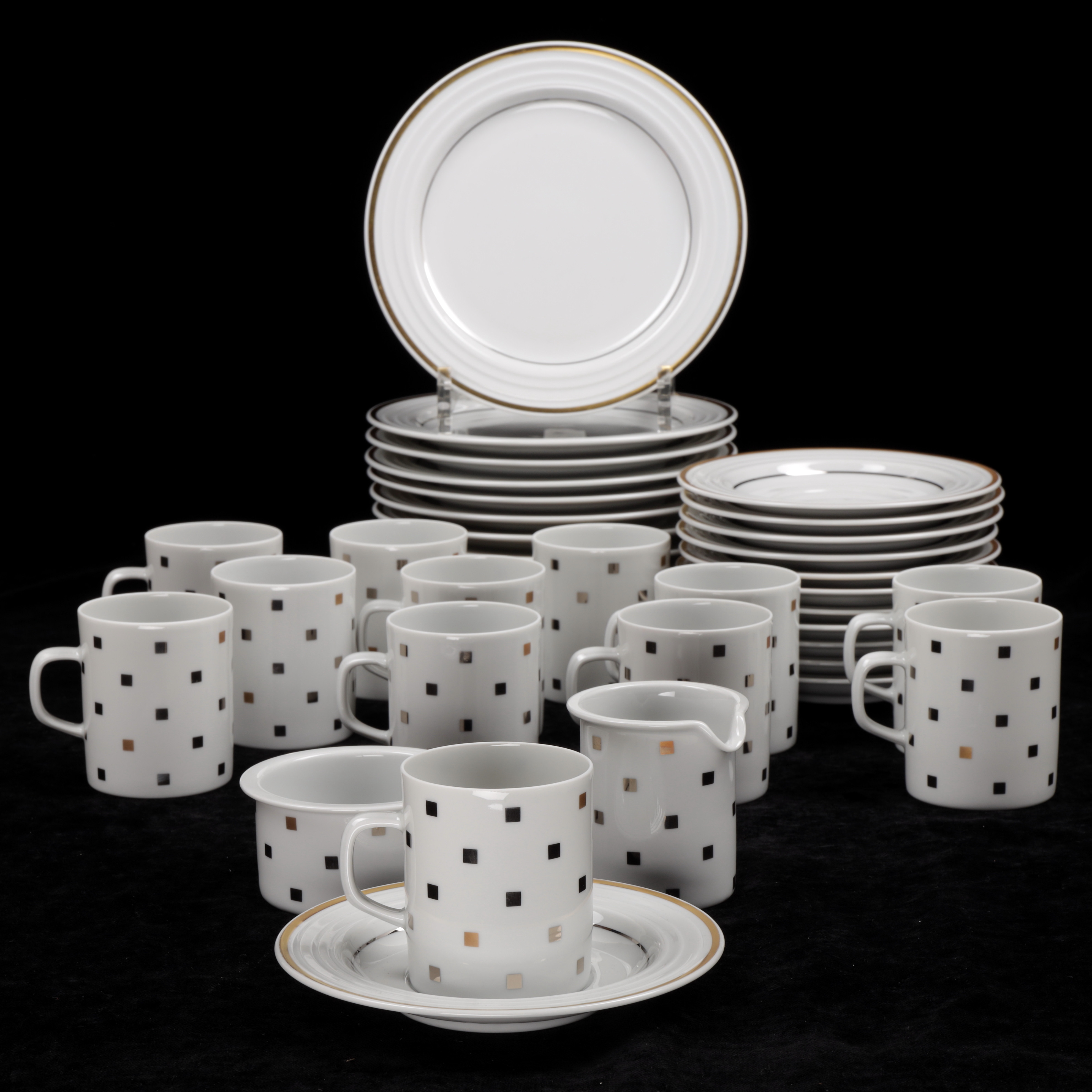 KAFFESERVIS, 38 delar, Porsgrund, Norge, 1900-talets andra hälft.