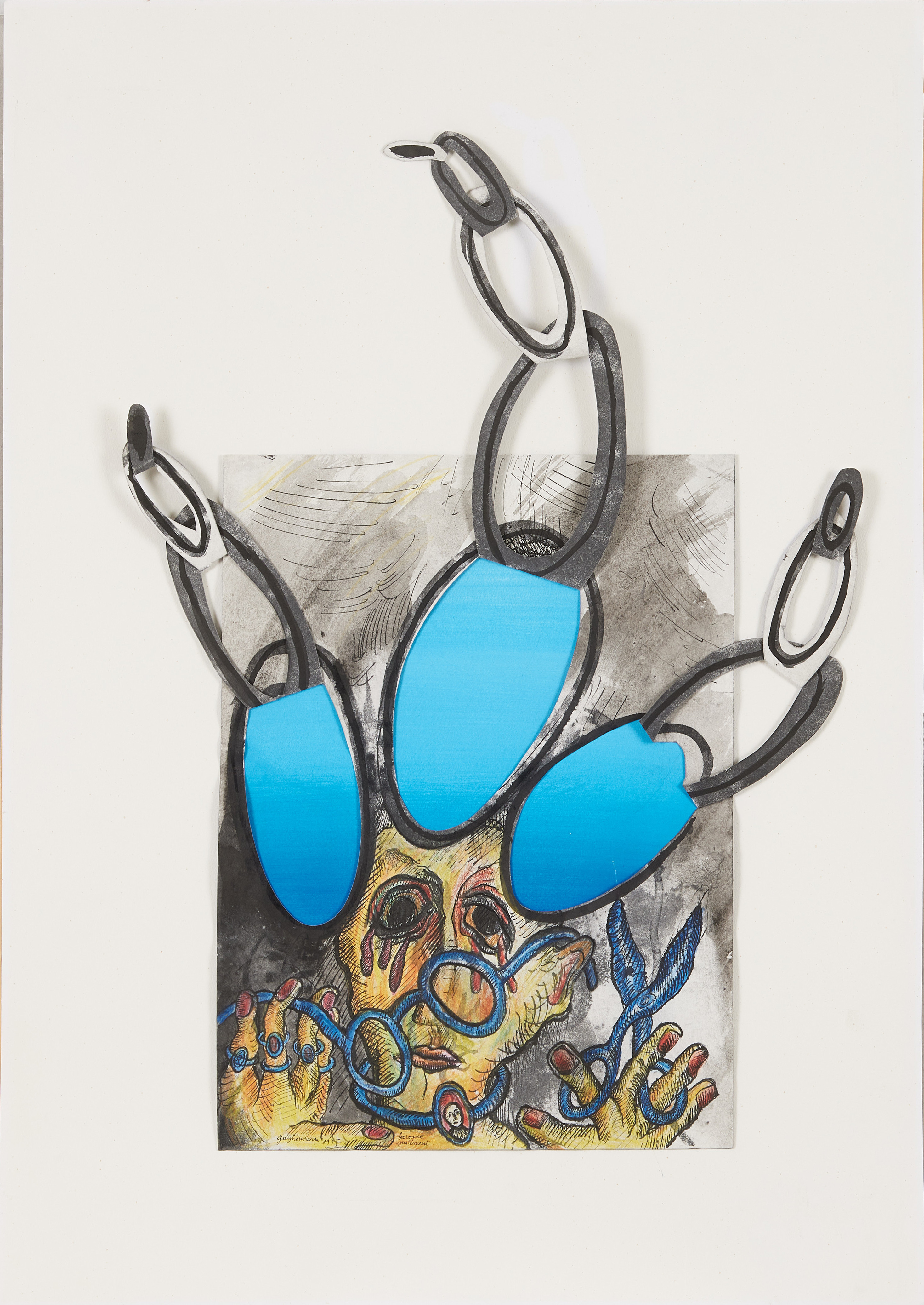 (ODON) GUY HOUDOUIN ( FRA 1940-2017). "Baroque justement".