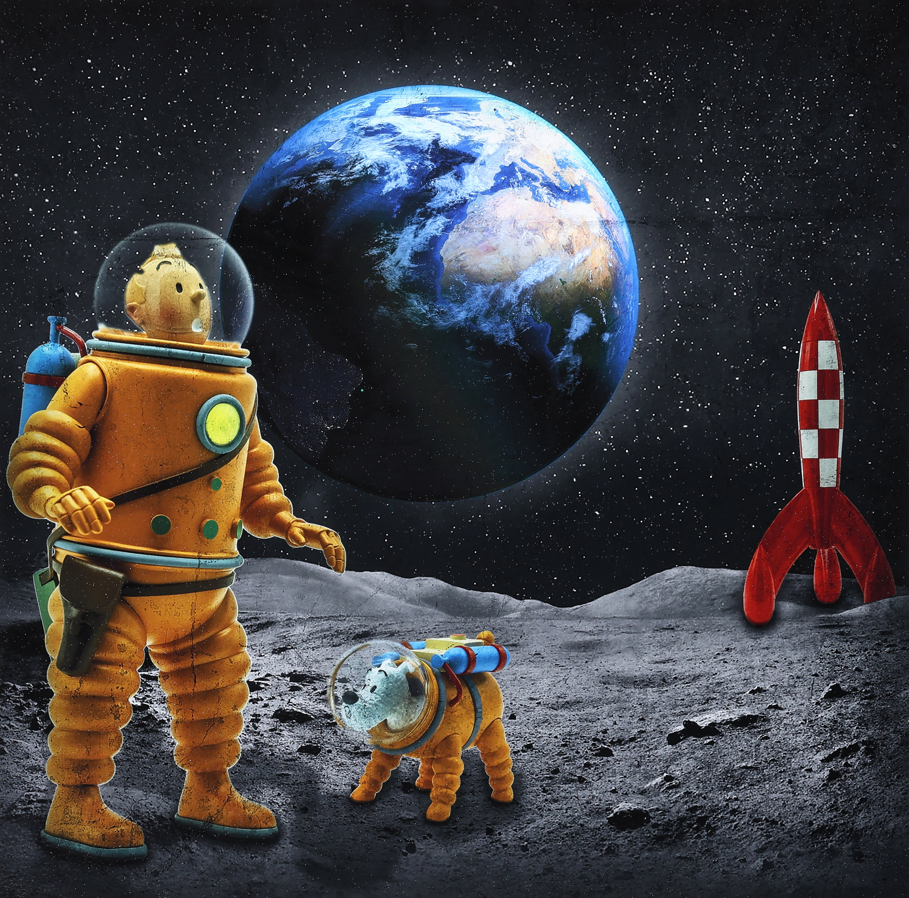 LARS TUNEBO. Mixed media, ”What a view”, signerad, numrerad 34/50.