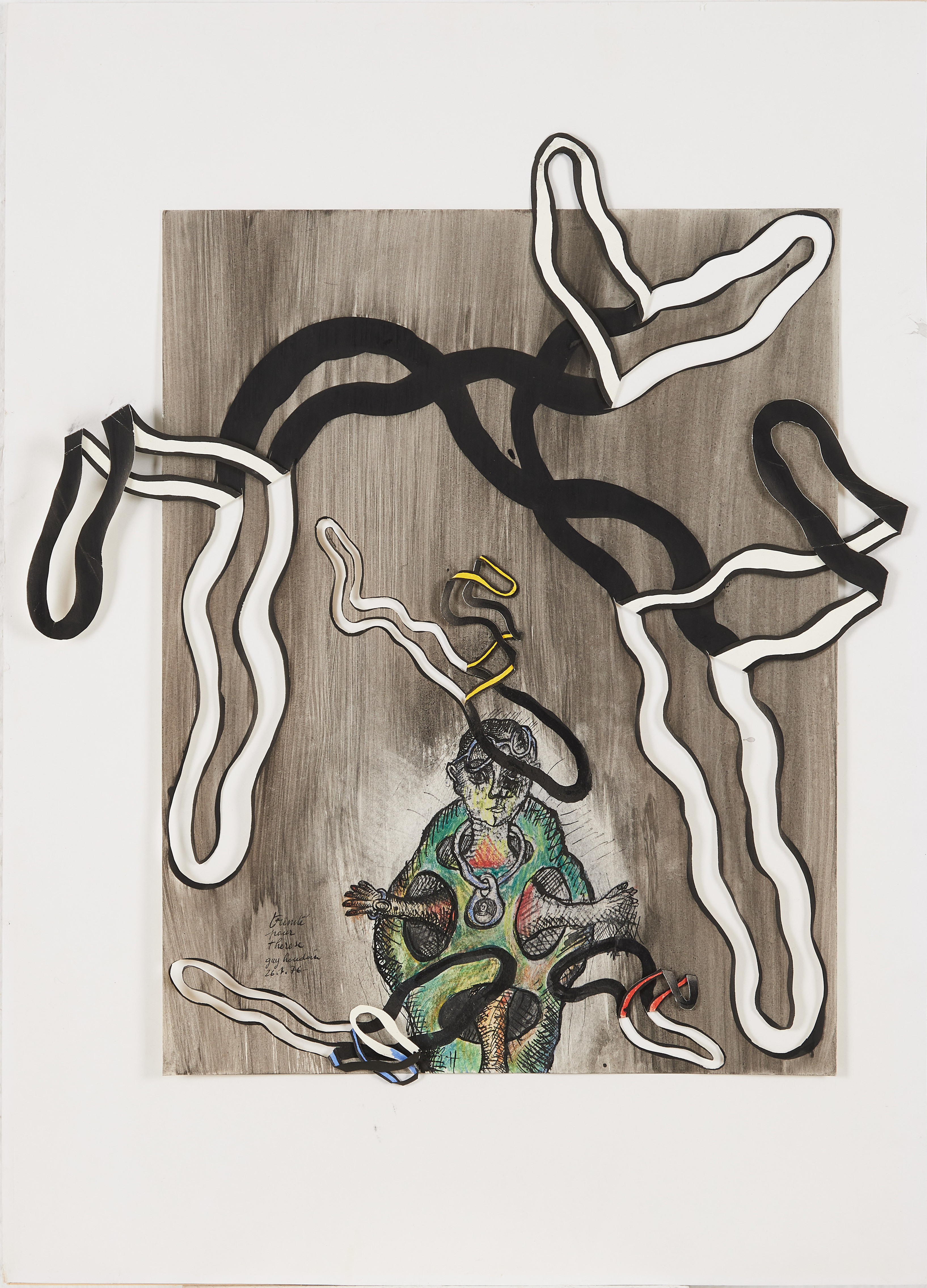 (ODON) GUY HOUDOUIN ( FRA 1940-2017). "Trinite pour Therese".