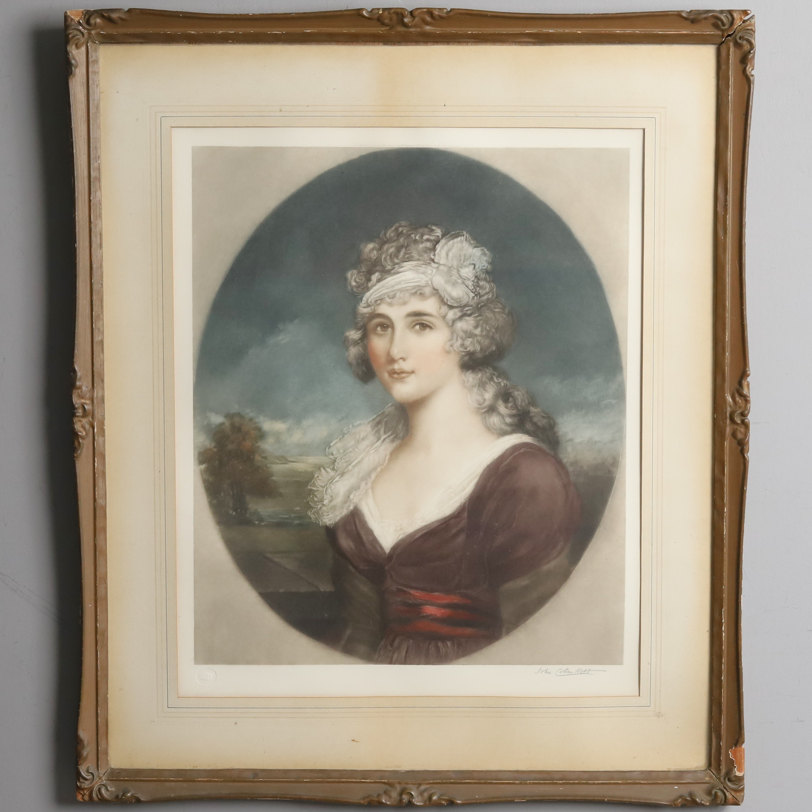 FÄRGLITOGRAFI, efter John Cother Webb.