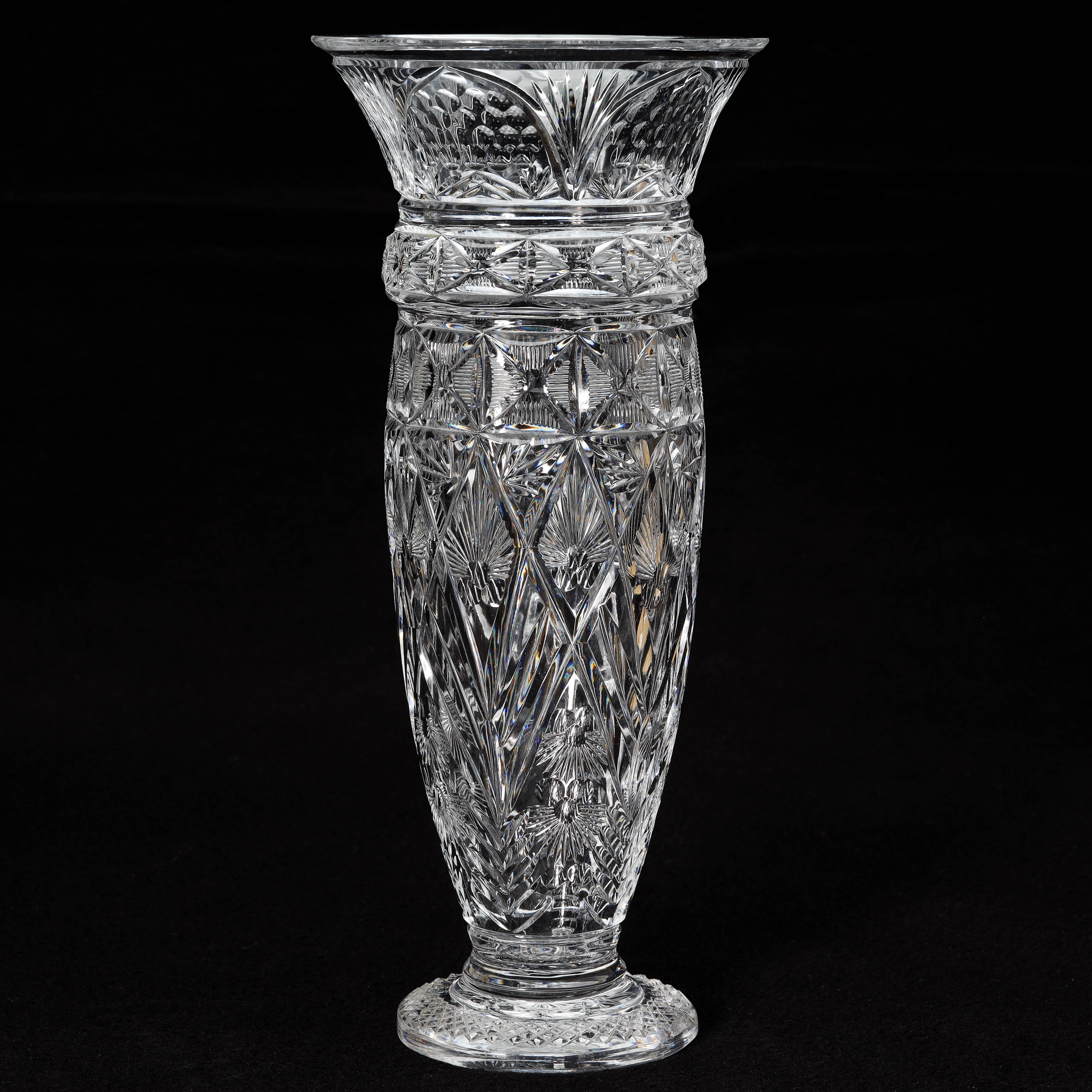 ALF WALLANDER. Vas, glas, signerad, Kosta dessin A.Wallander.