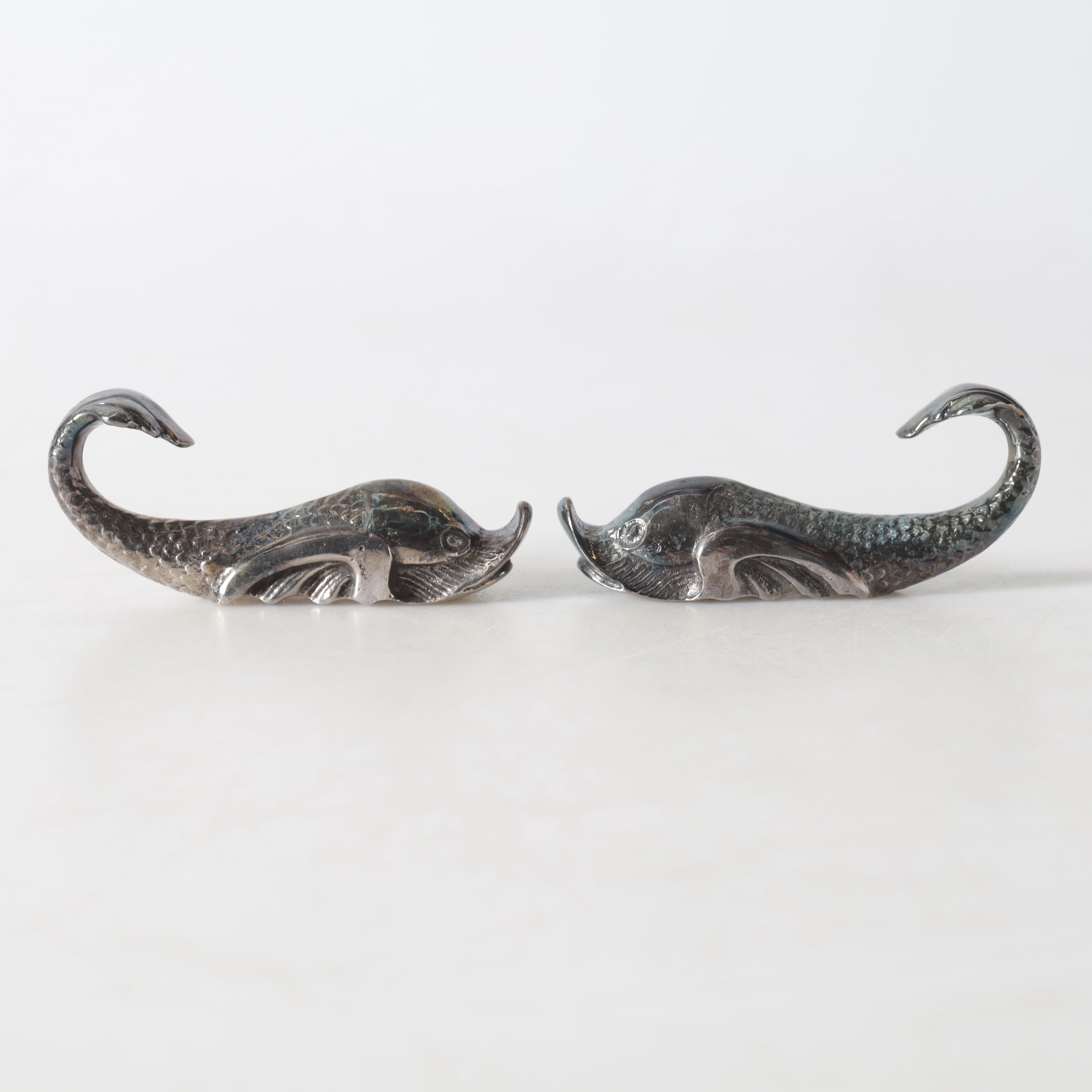 BORDSDEKORATIONER, 1 par, nysilver, Cutajar Works, Malta.