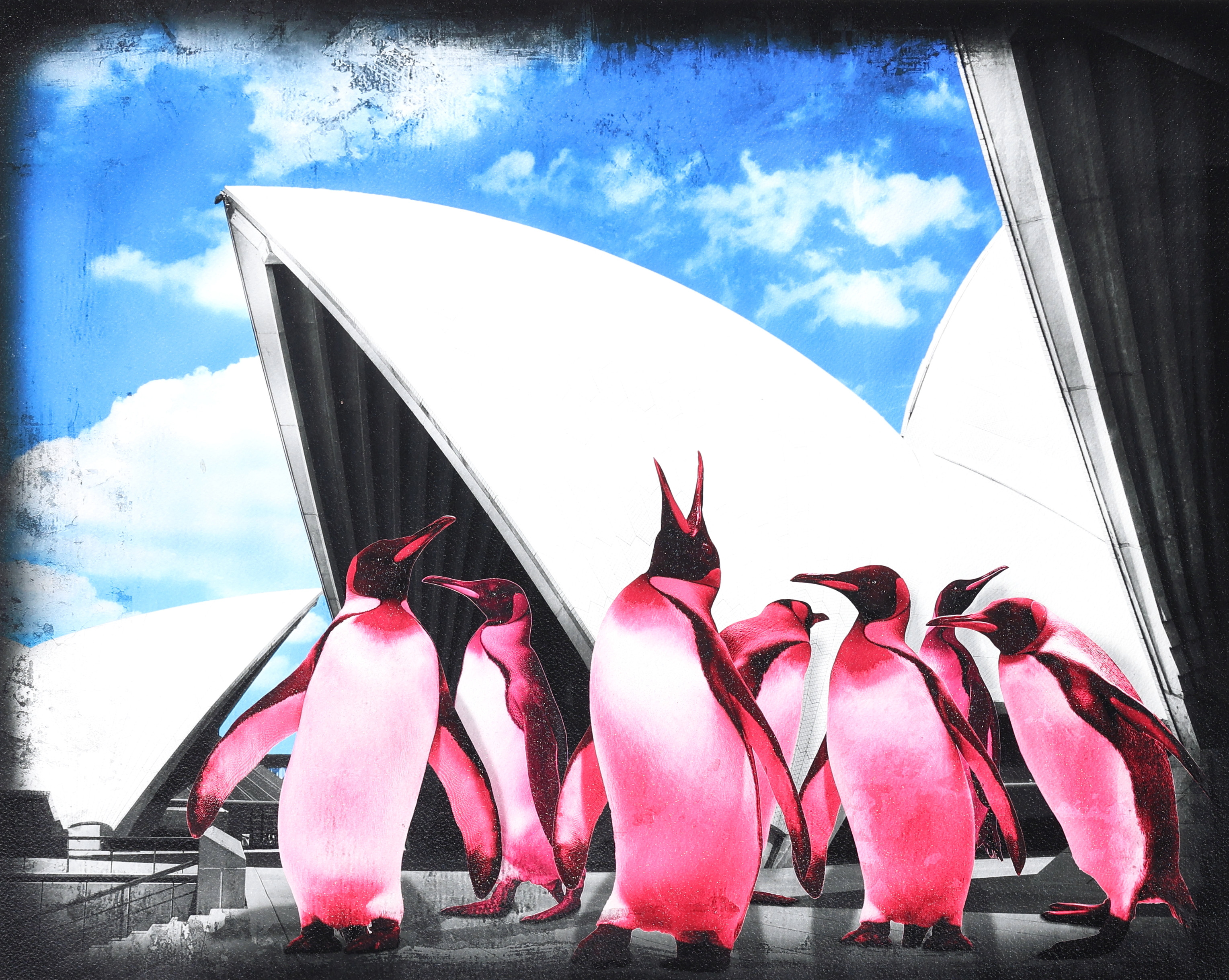 LARS TUNEBO. Mixed media, ”At the Opera”, signerad, numrerad 10/160.