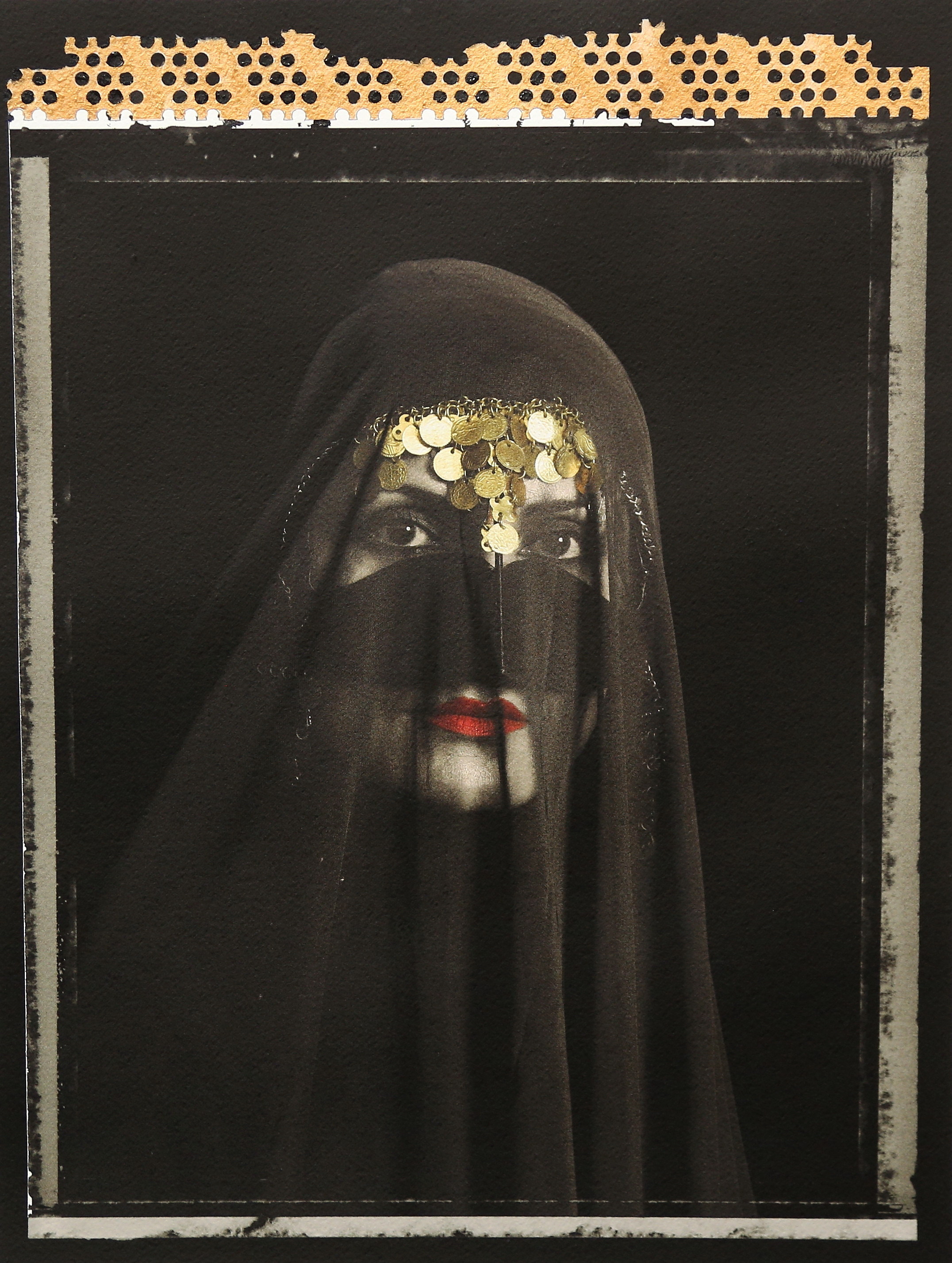 HÅKAN AHLDEN. #Pola Woman #2. Gicléetryck behandlad med akvarell färg, signerad samt numrerad 1/1 U.P.