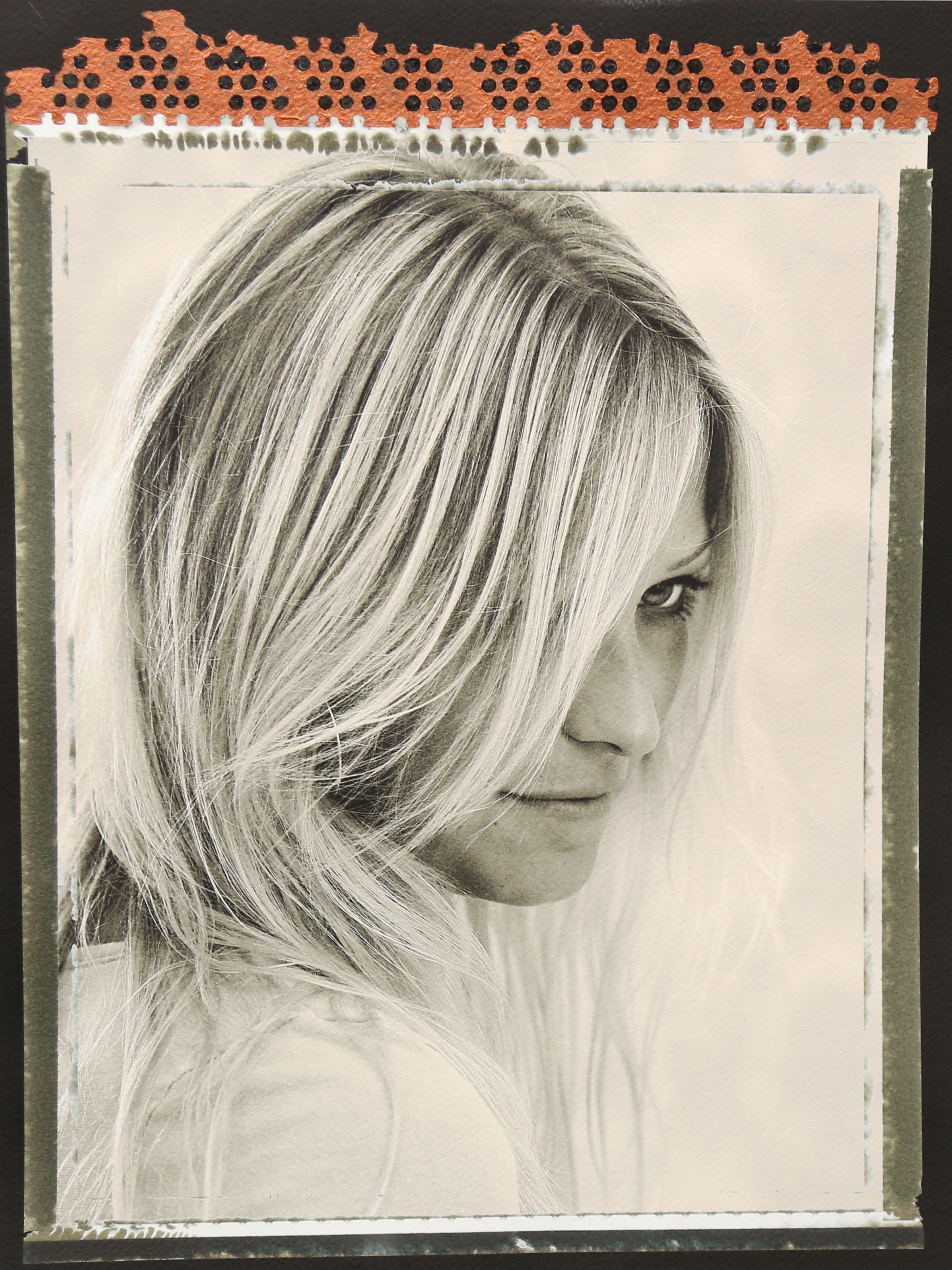 HÅKAN AHLDEN. #Pola Woman #3. Gicléetryck behandlad med akvarell färg, signerad samt numrerad 1/1 U.P.