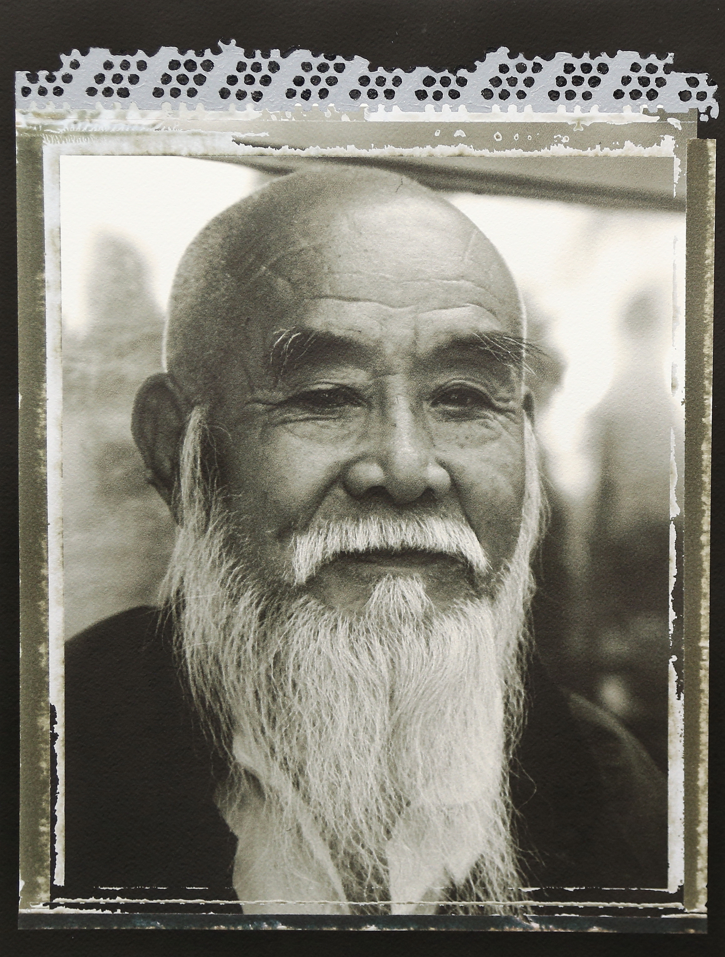 HÅKAN AHLDEN. #Pola Man #1. Gicléetryck behandlad med akvarell färg, signerad samt numrerad 1/1 U.P.