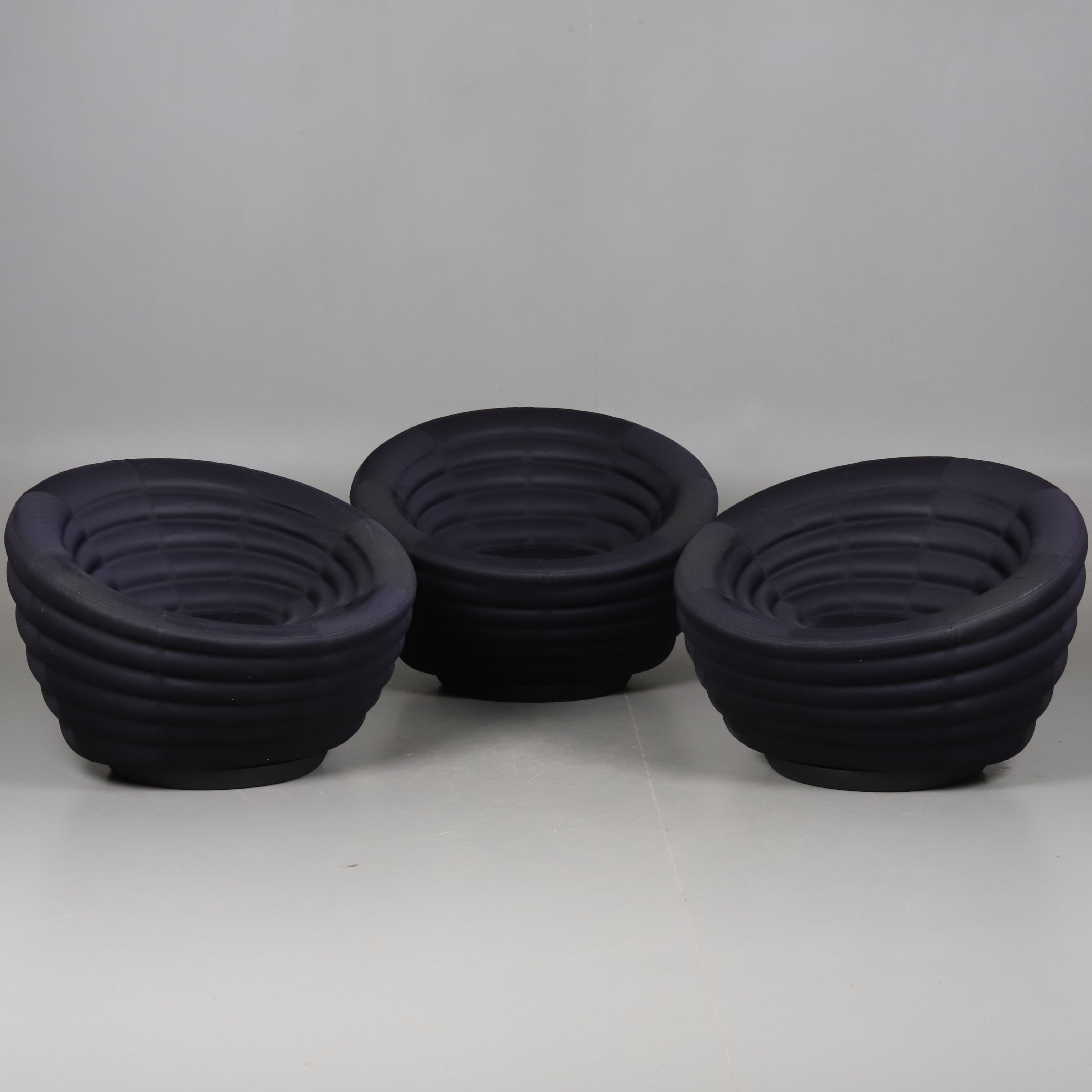 FOERSOM & HIORT-LORENZEN. Fåtöljer, 3st Blow, Hay, 2000-tal, Danmark.