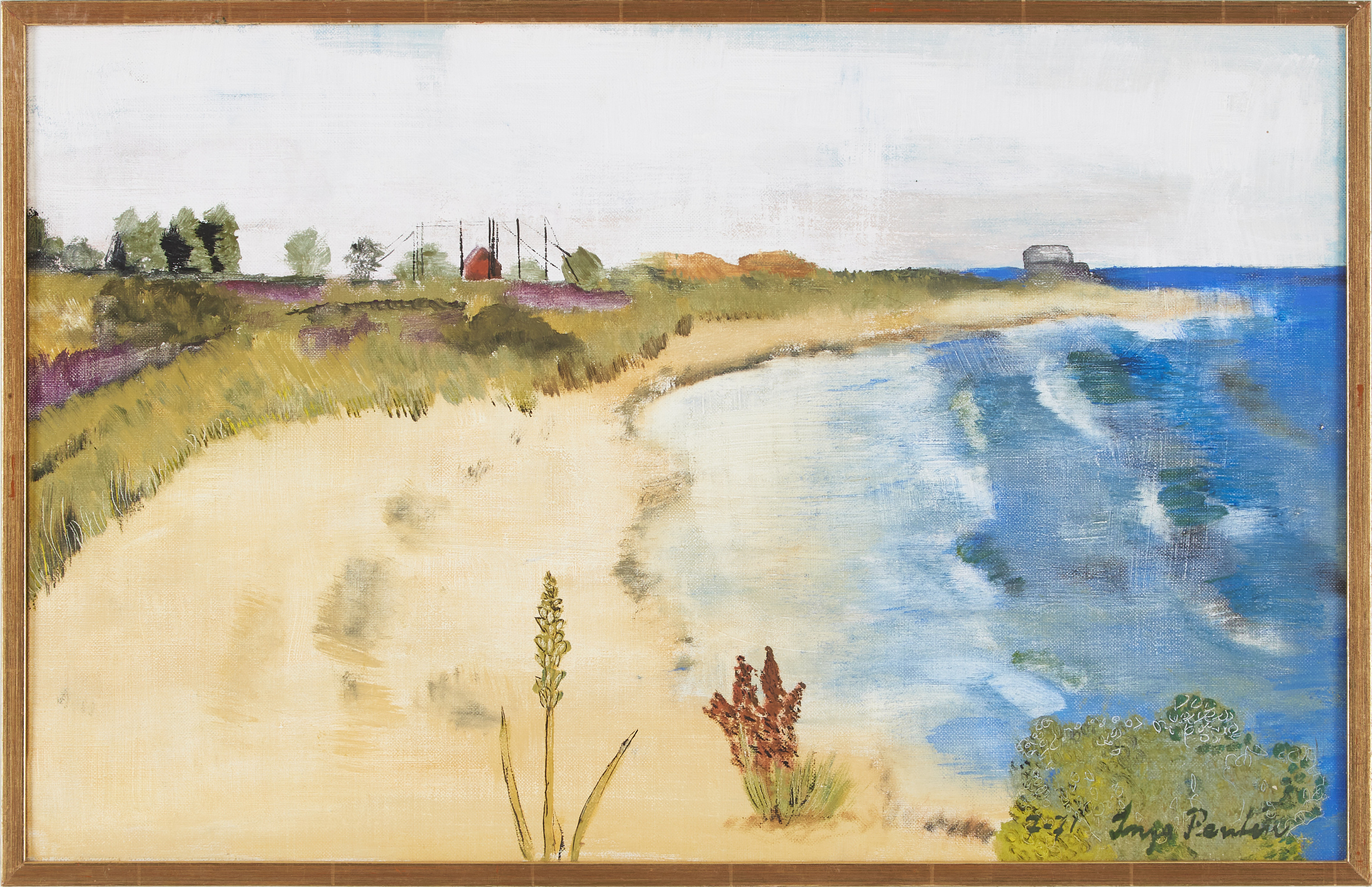 INGA PENTÉN (1913-1974). "Utsikt norrut".