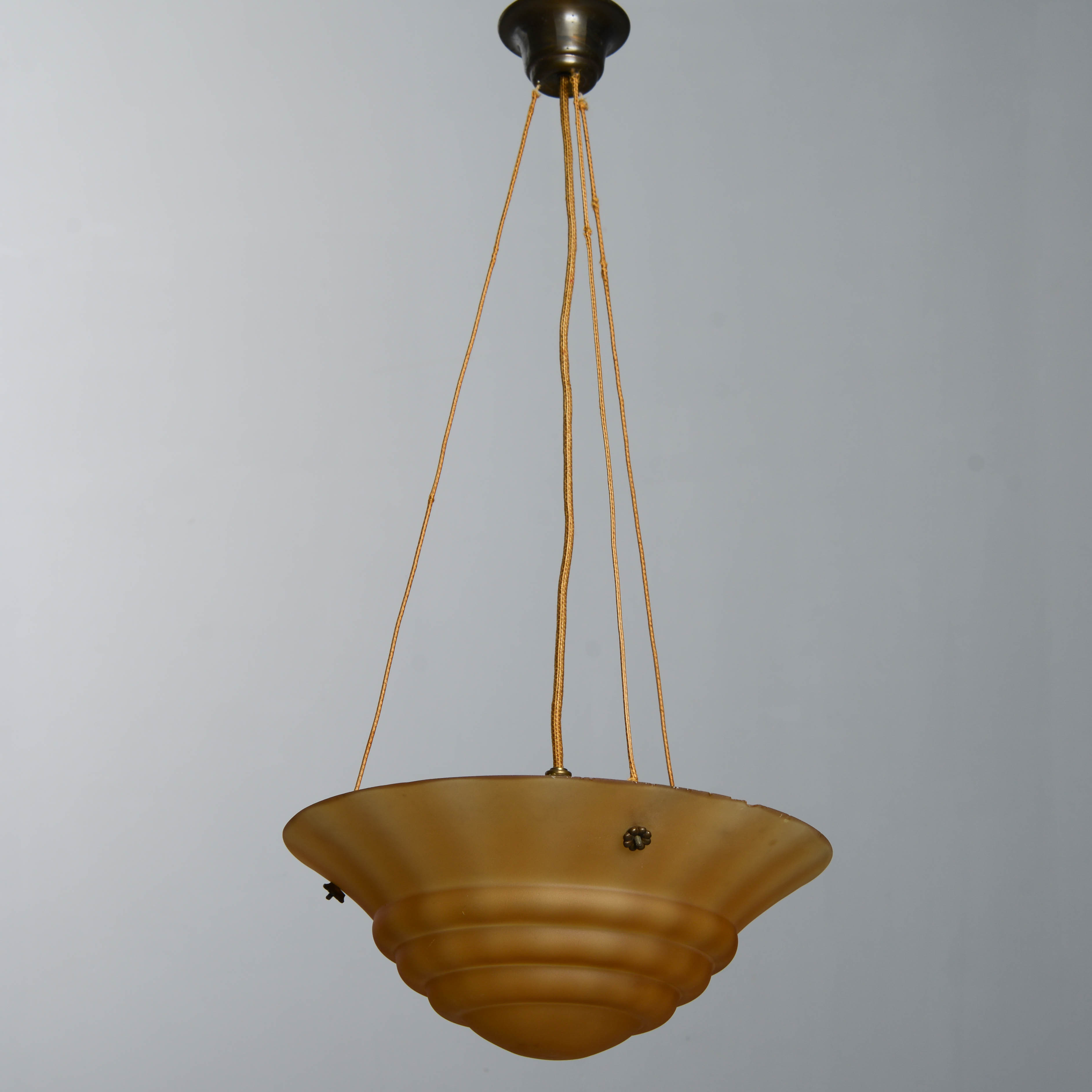 EDWARD HALD. Takpendel, modell "HD 625", Orrefors & Nordiska Kompaniet, 1930-tal.